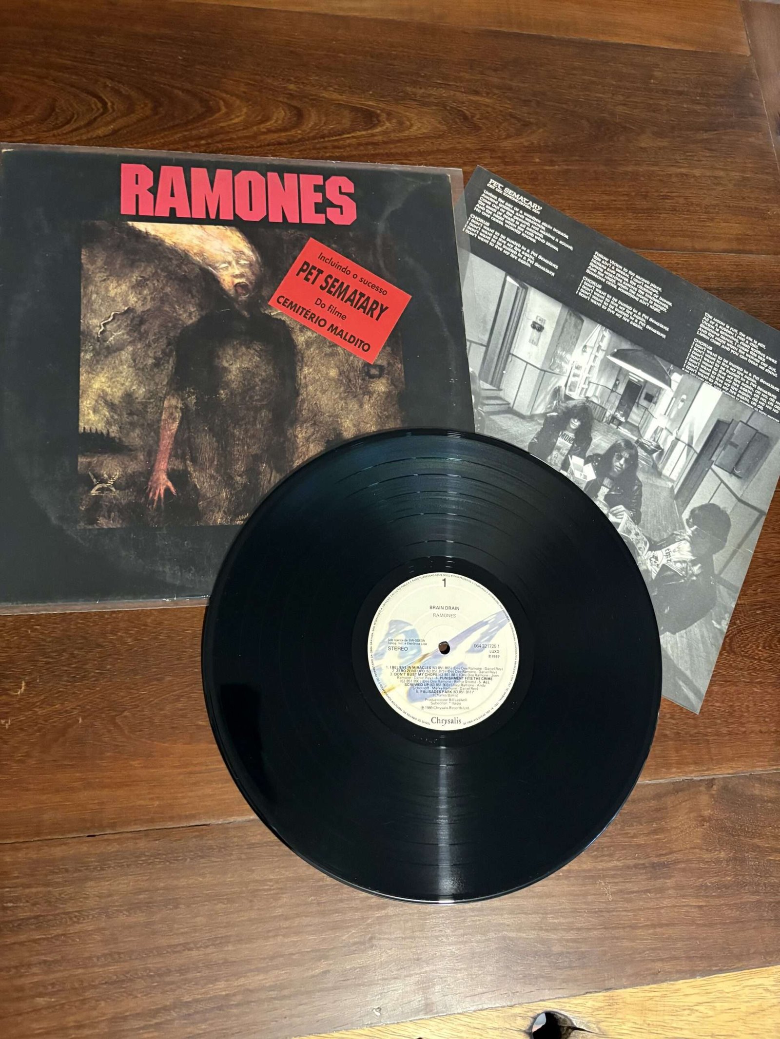 Lp Ramones - Brain Drain (1989) - Imagem 2