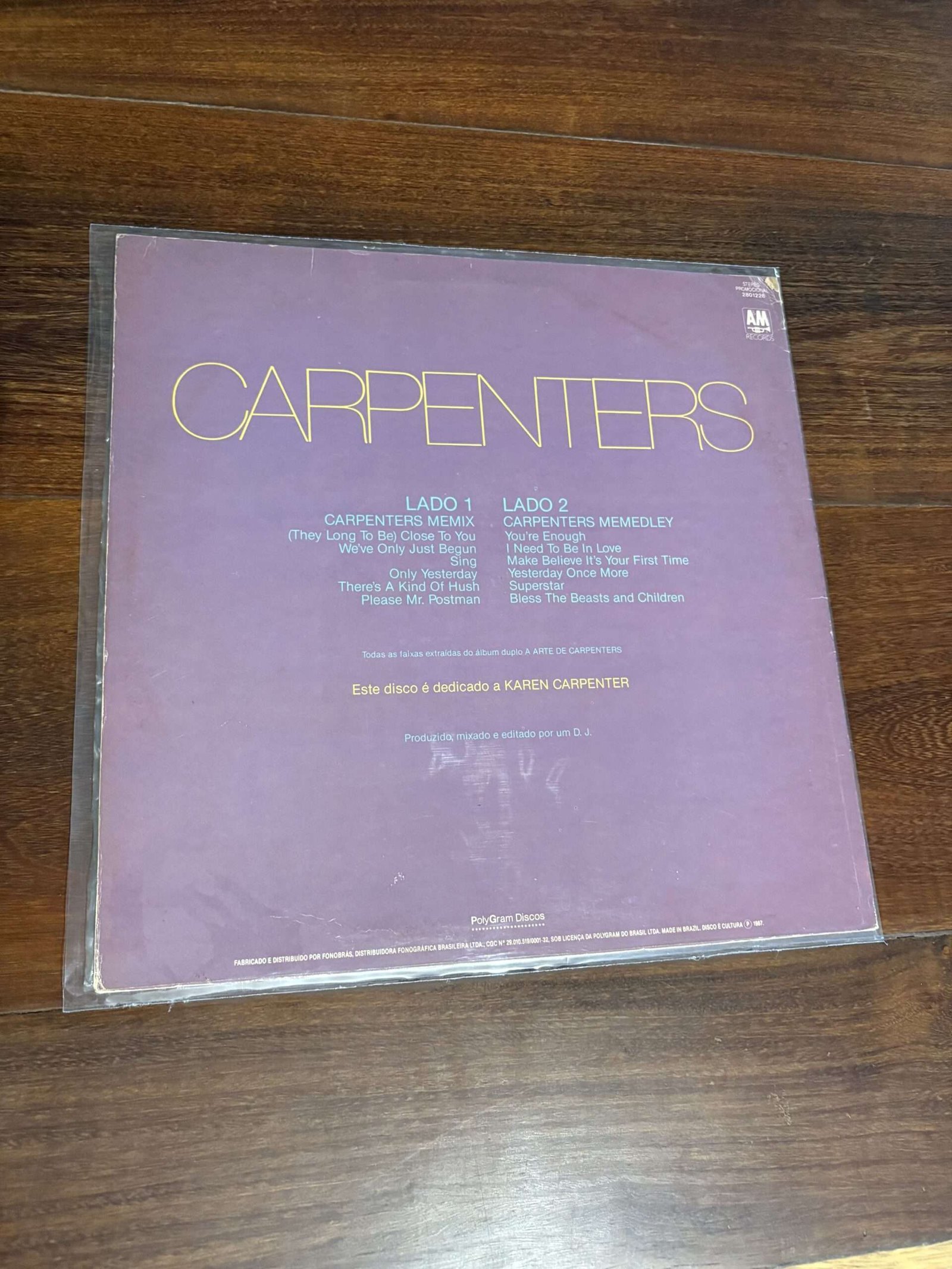 Lp Carpenters - Medley (1987) - Imagem 2