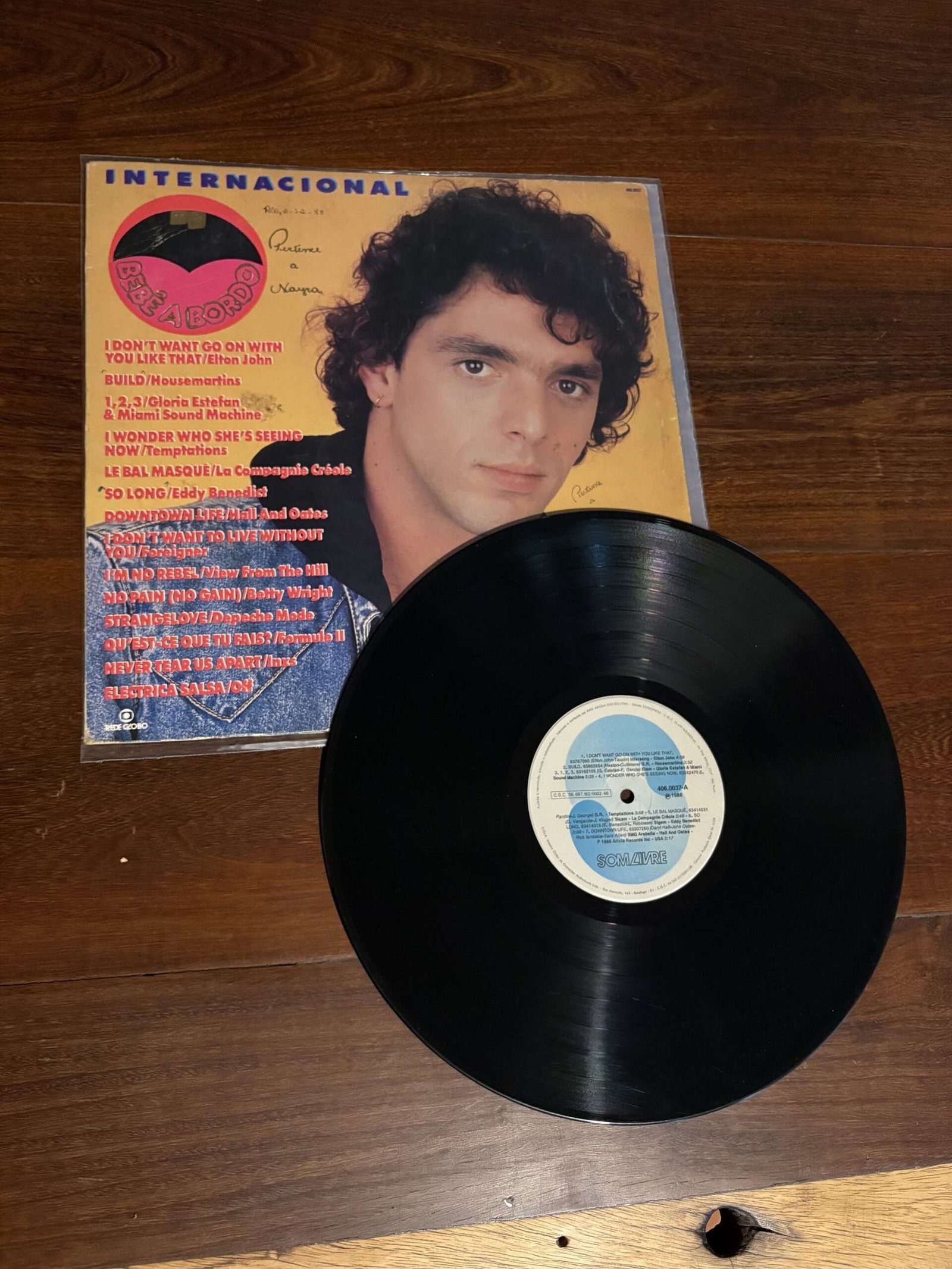 Lp Novela Bebê a Bordo - Internacional (1988) - Imagem 3