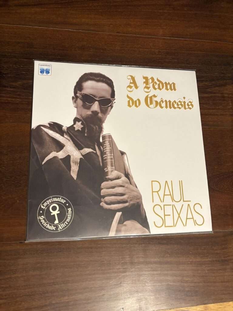 Lp Raul Seixas - A Pedra de Genesis (1988) Lacrado Reedição Polysom Vinil Marrom Translúcido