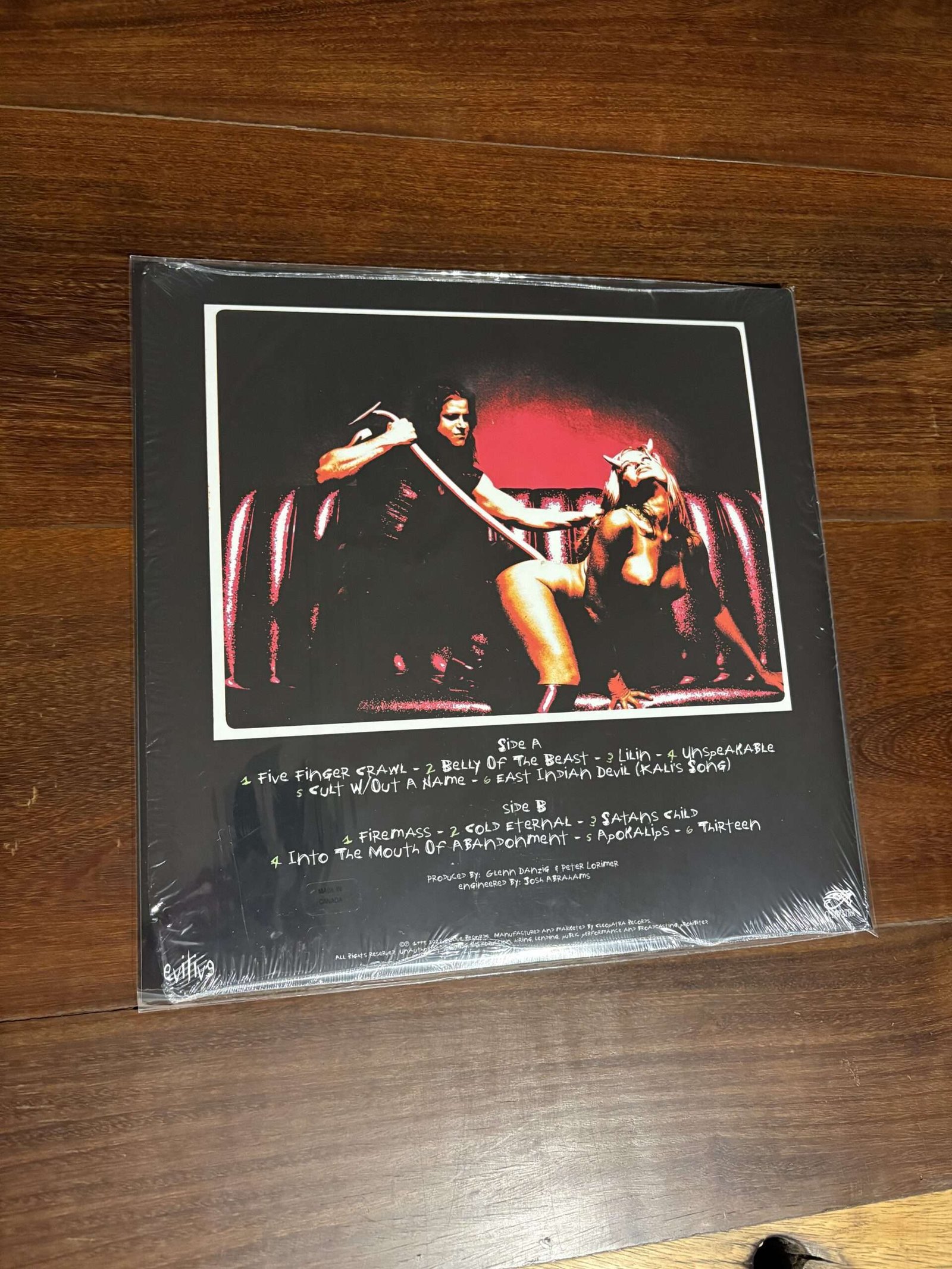 Lp Danzig - 6:66 Satan's Child (1999) Lacrado Vinil Vermelho Importado - Imagem 3