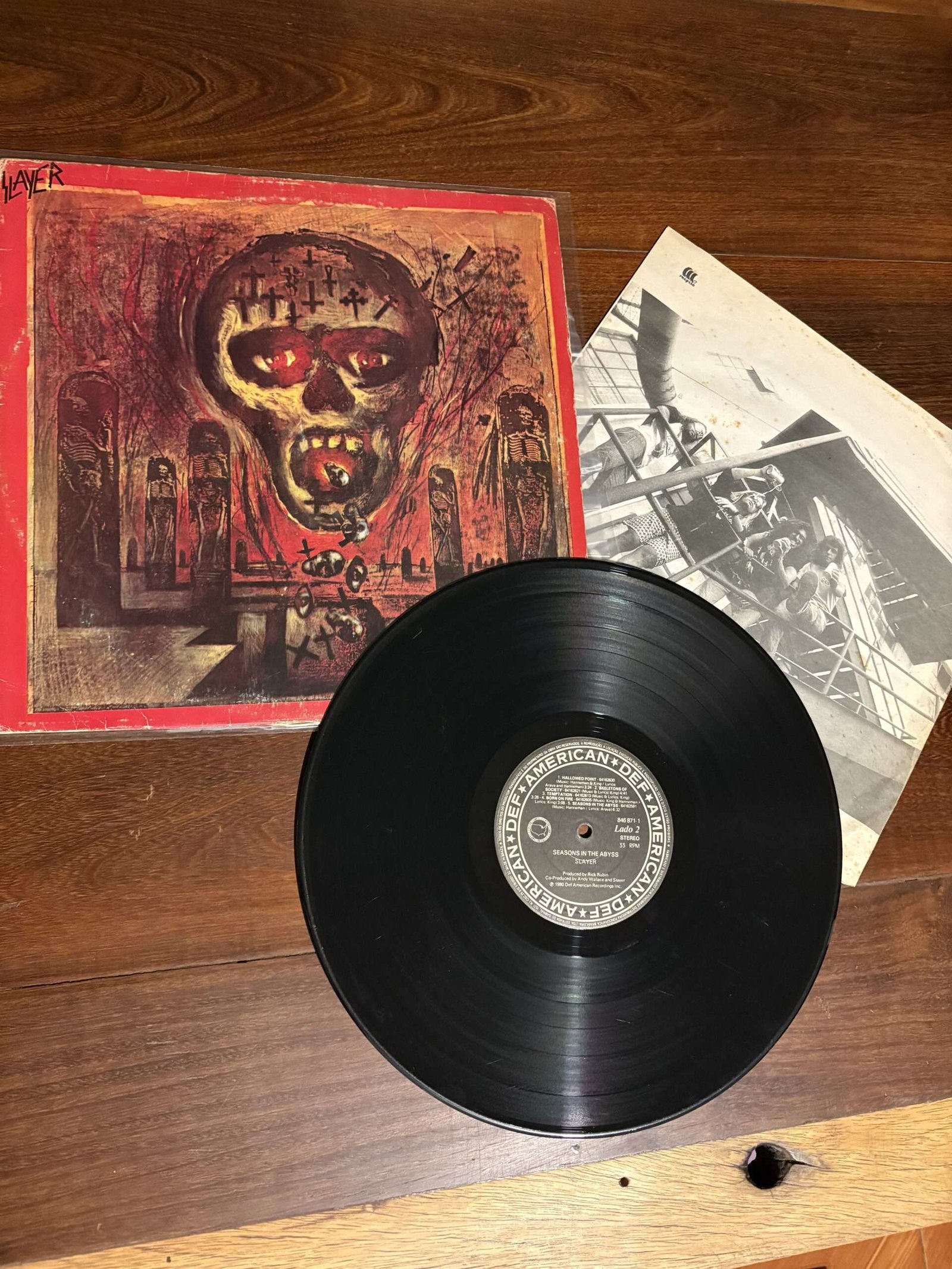 Lp Slayer - Seasons in the Abyss (1990) - Imagem 3