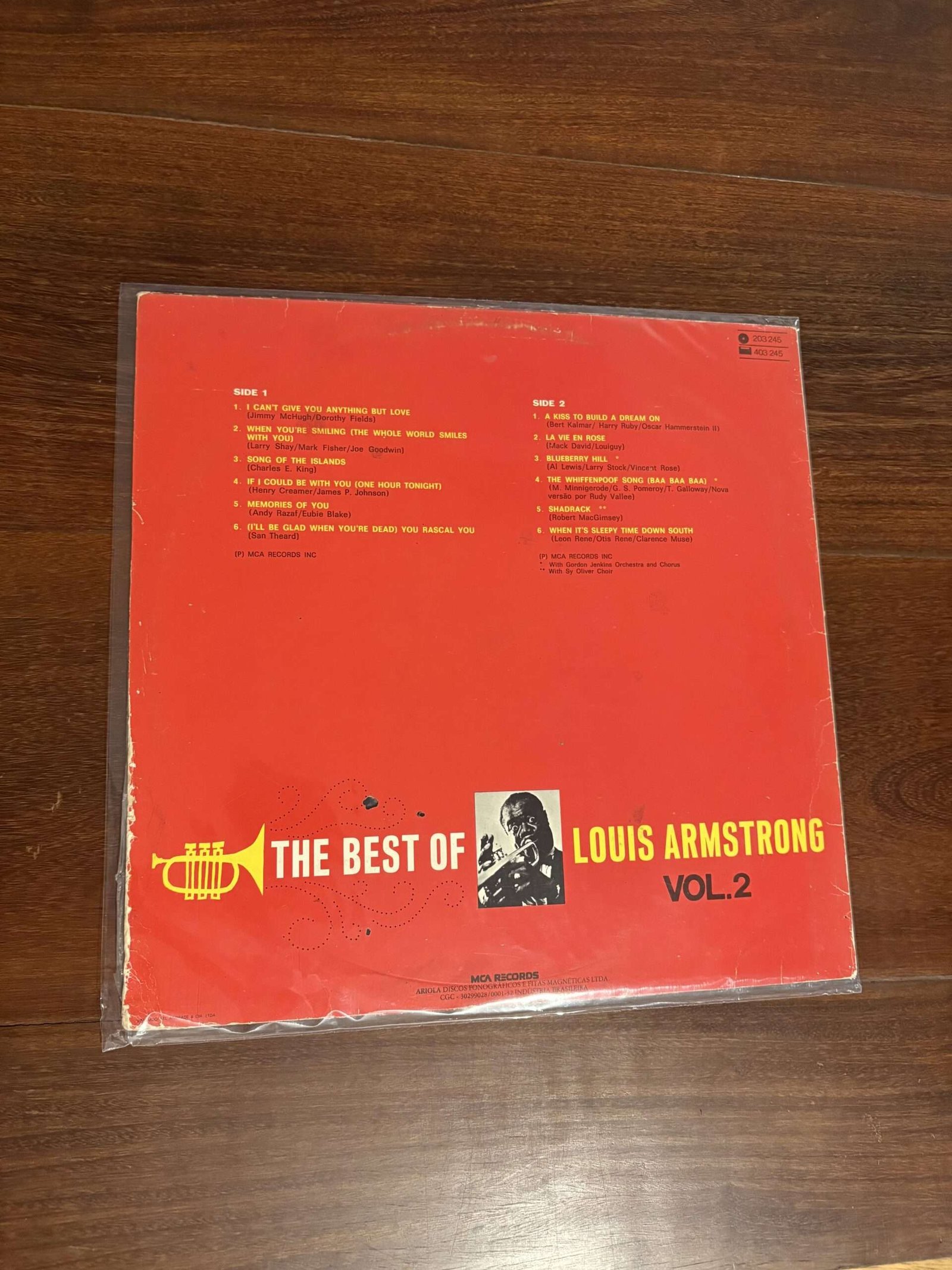 Lp Louis Armstrong - The Best Of Louis Armstrong Vol. 2 (1971) - Imagem 2