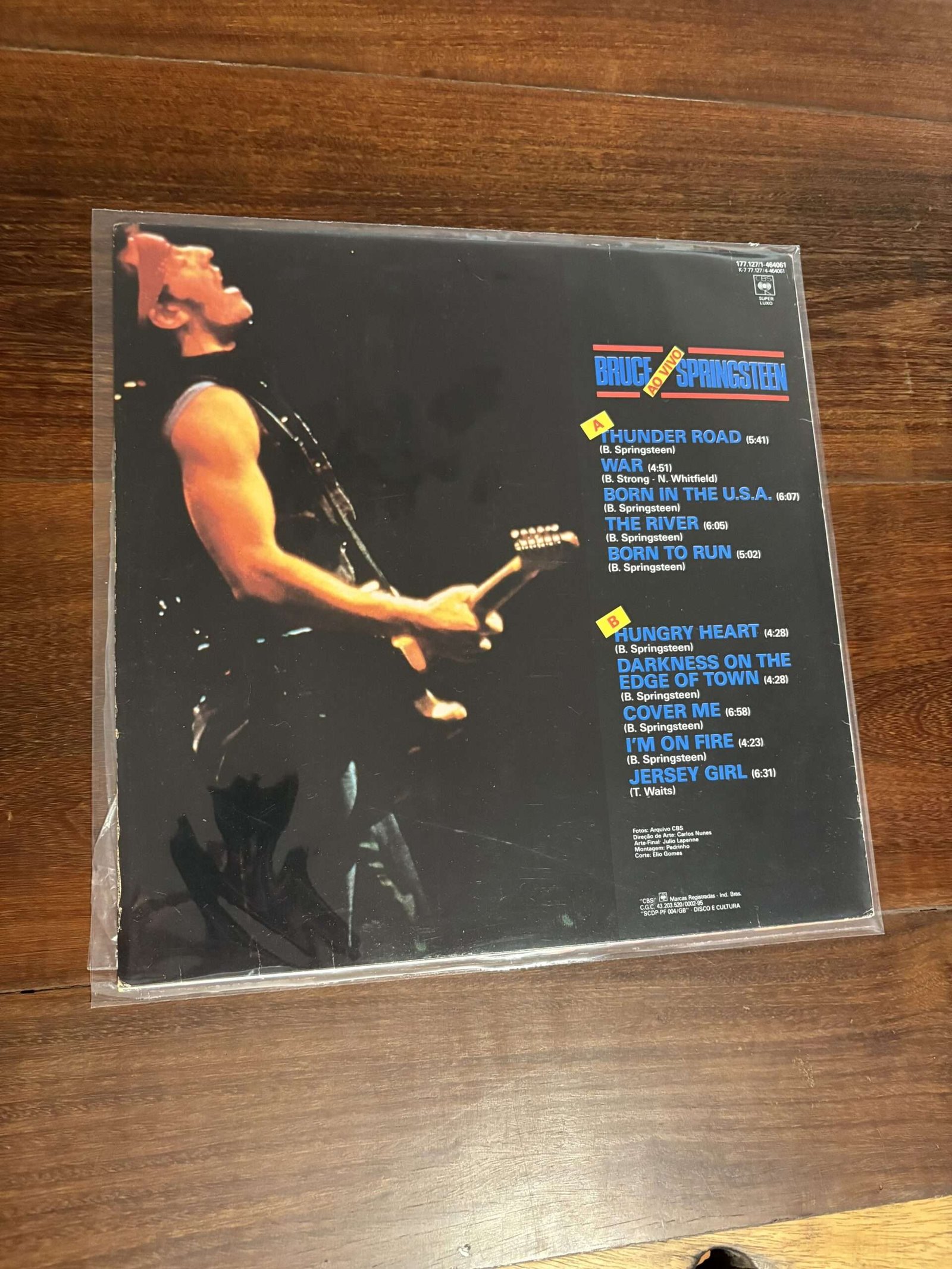 Lp Bruce Springsteen - Ao Vivo (1989) - Imagem 2