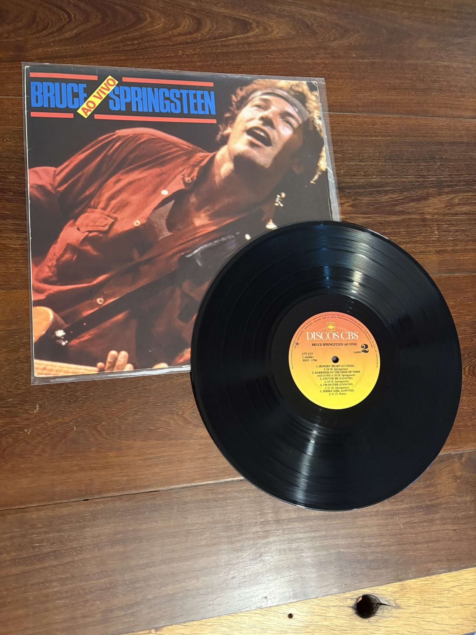 Lp Bruce Springsteen - Ao Vivo (1989) - Imagem 3