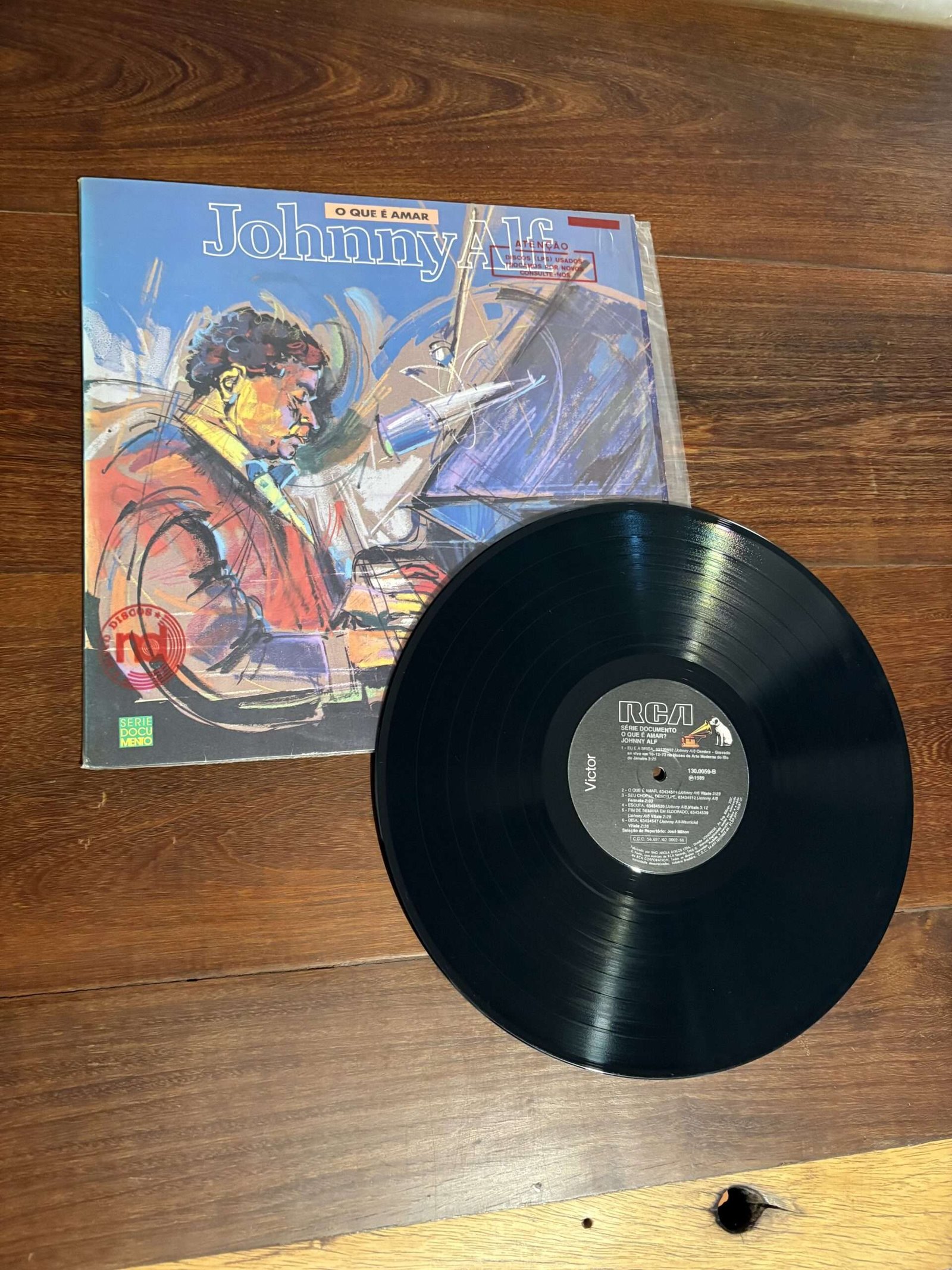 Lp Johnny Alf - O que é Amar (1989) - Imagem 3