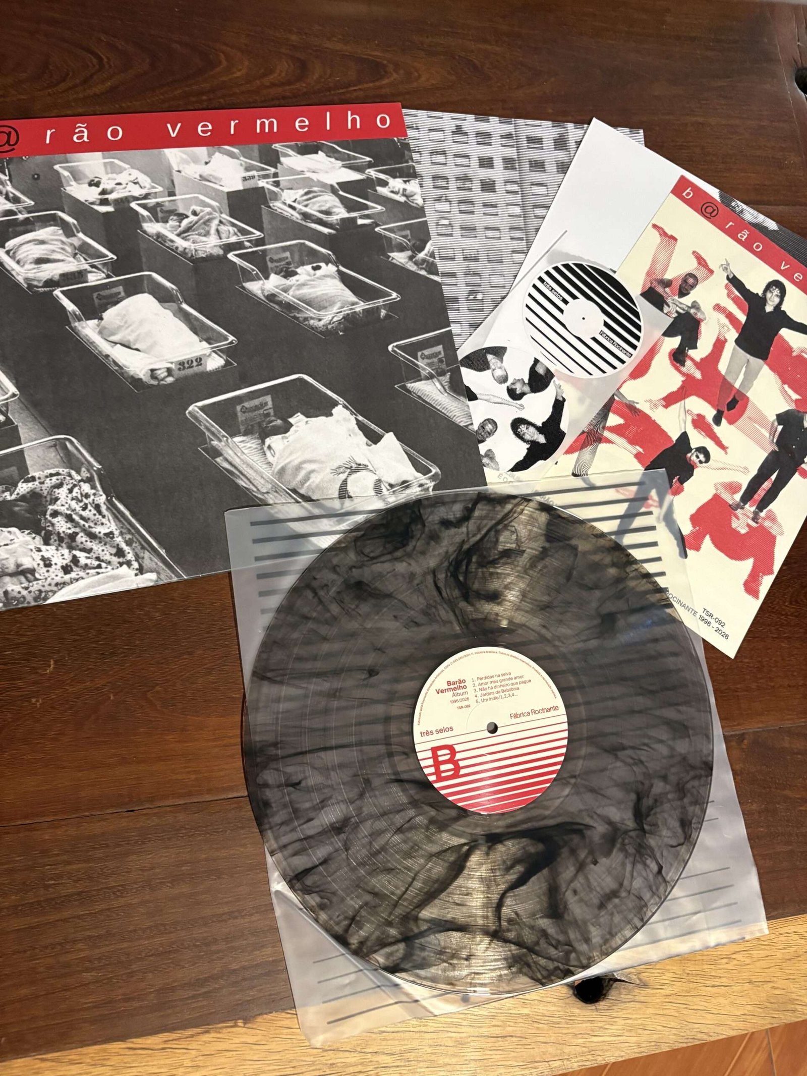 Lp Barão Vermelho - Barão Vermelho (1996) Edição Rocinante - Imagem 3