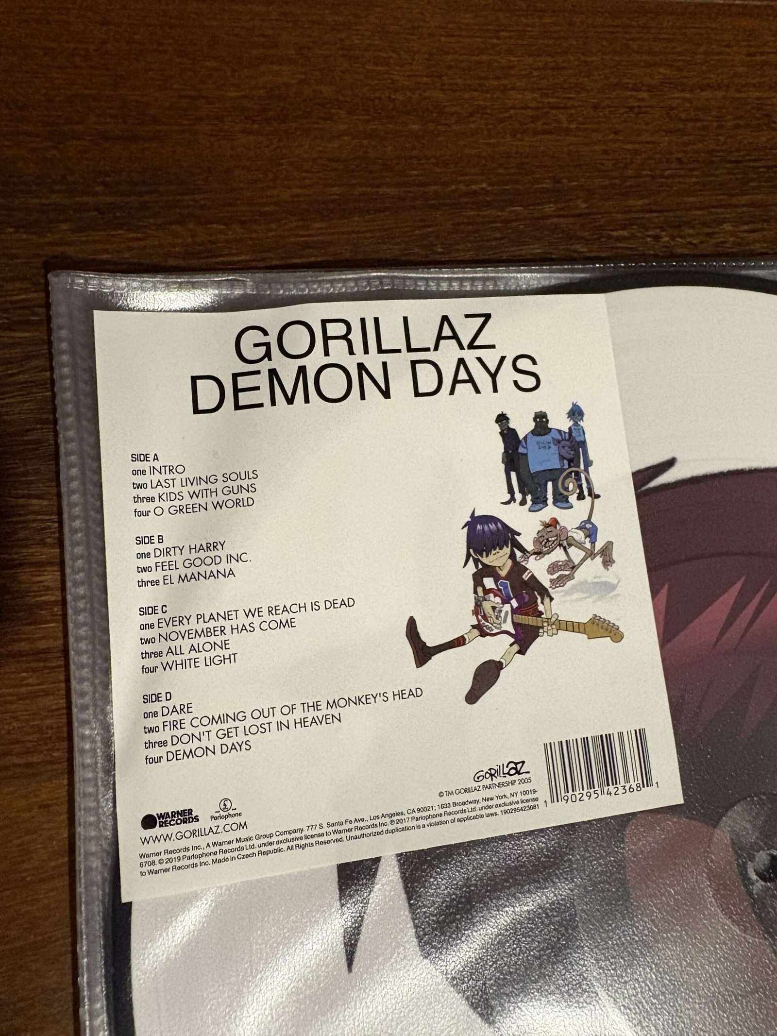 Lp Gorillaz - Demon Days (2005) Duplo Lacrado Picture Disc - Imagem 2