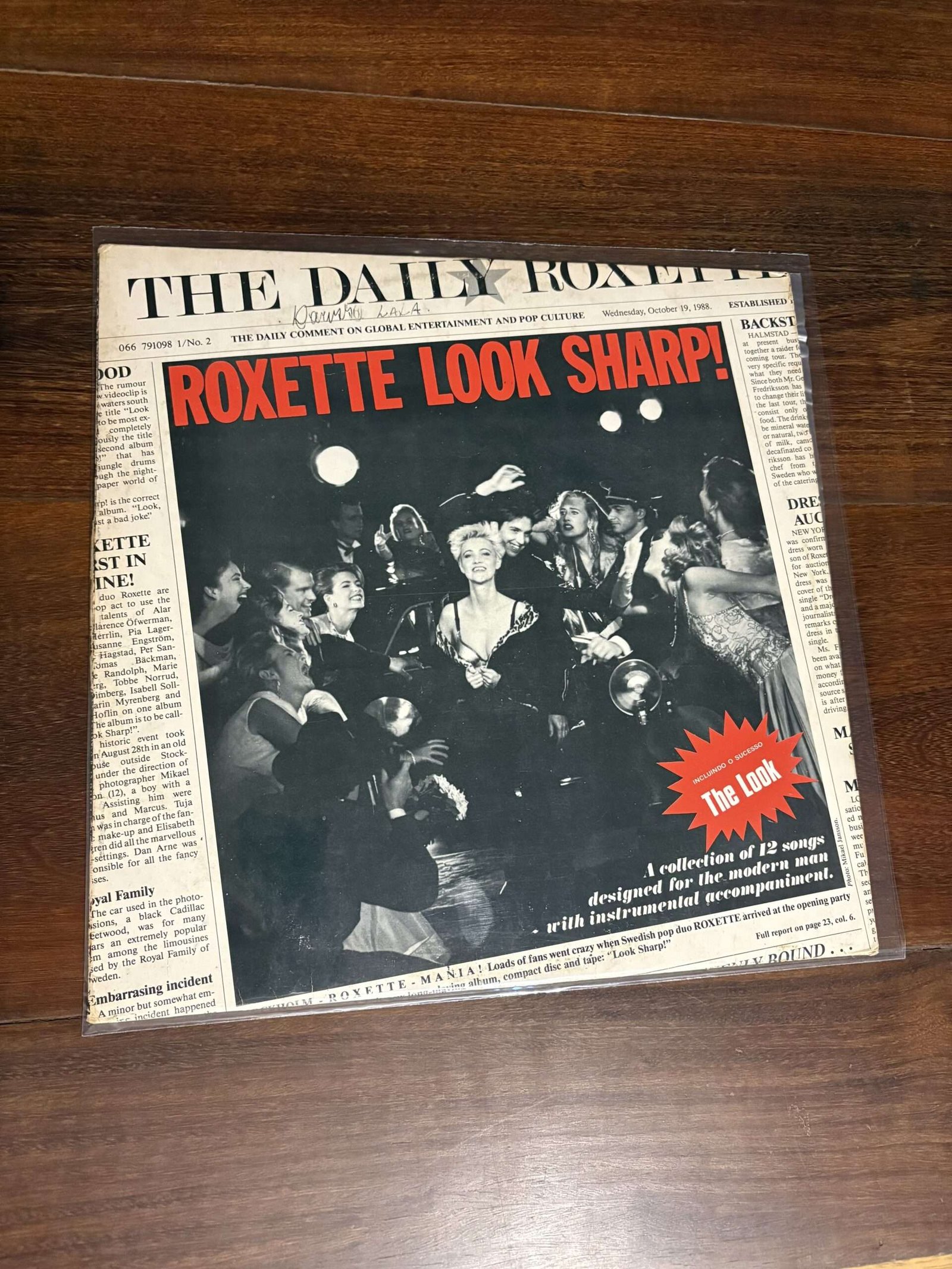 Lp Roxette - Look Sharp! (1988)