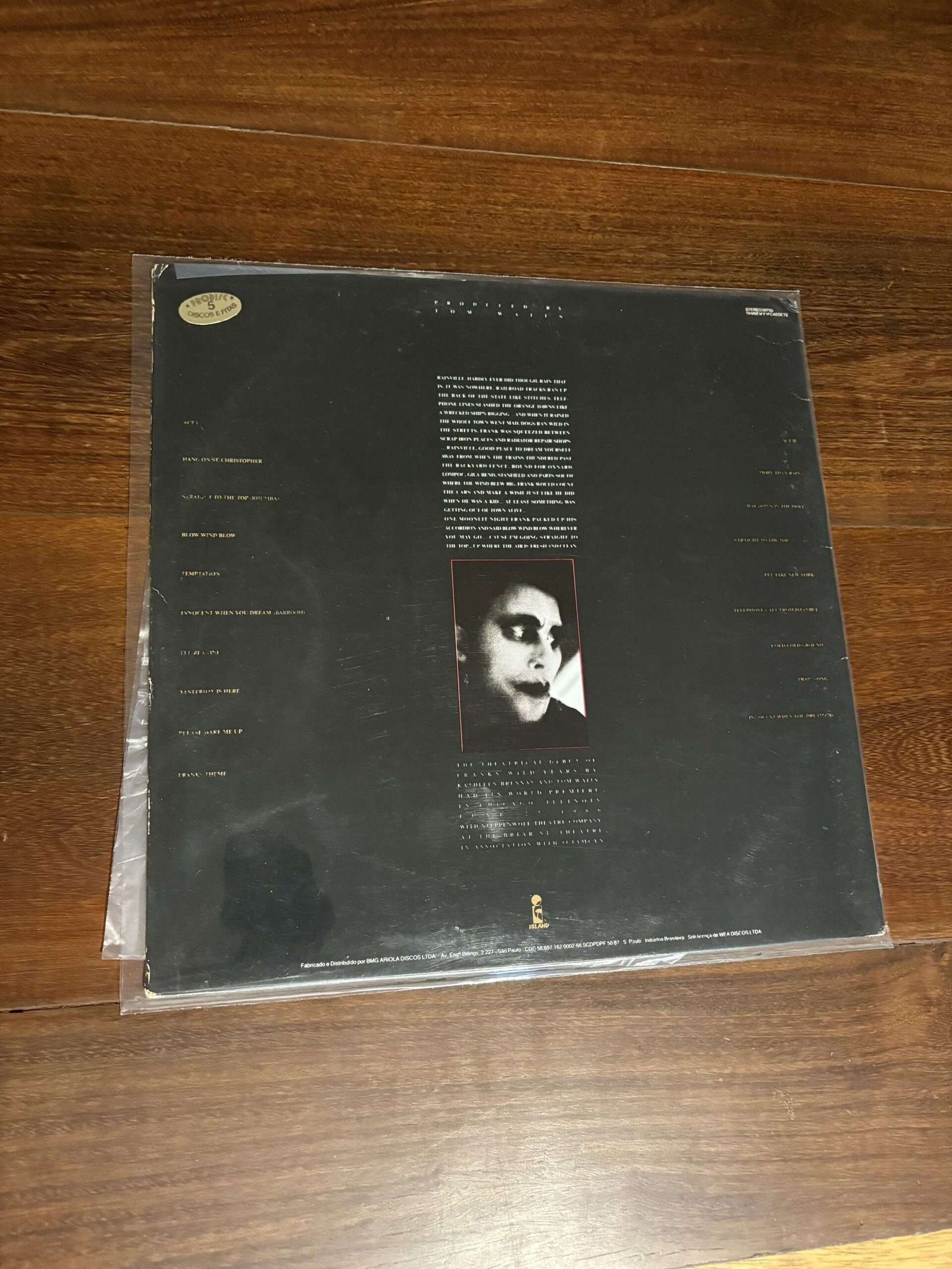 Lp Tom Waits - Franks Wild Years / Un Operachi Romantico in Two Acts (1987) - Imagem 2