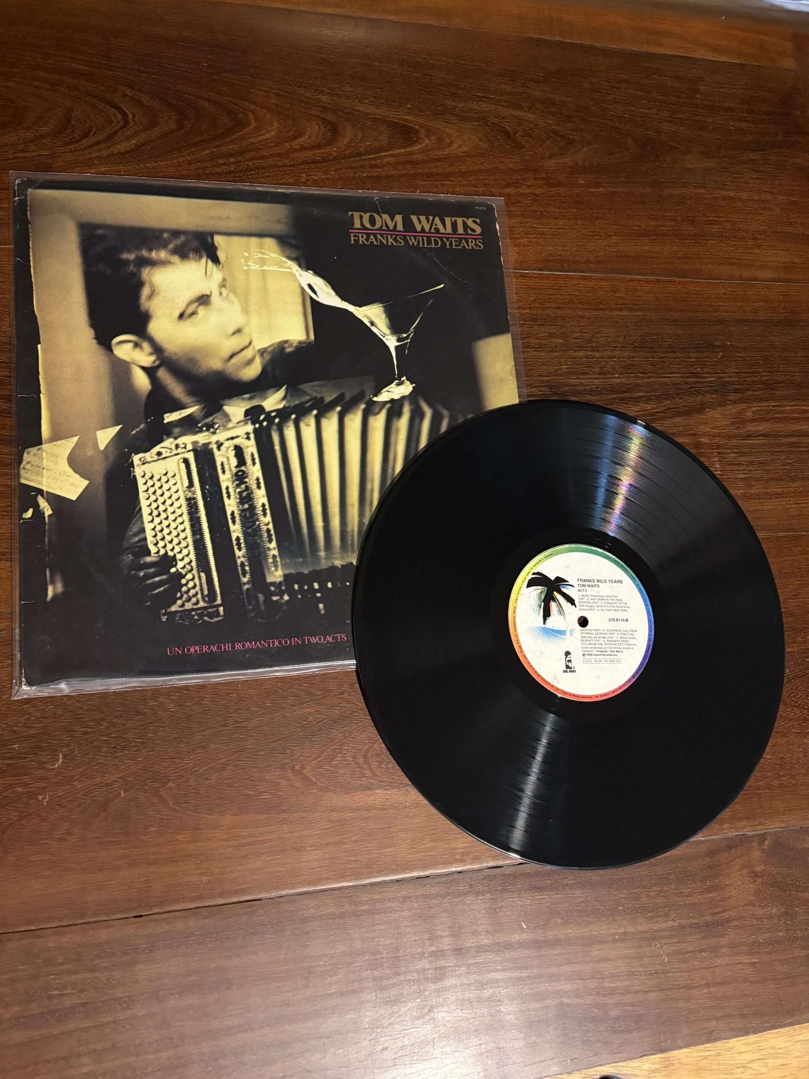Lp Tom Waits - Franks Wild Years / Un Operachi Romantico in Two Acts (1987) - Imagem 4