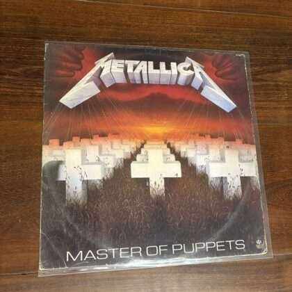 Lp Metallica - Master Of Puppets (1986) Original De Época