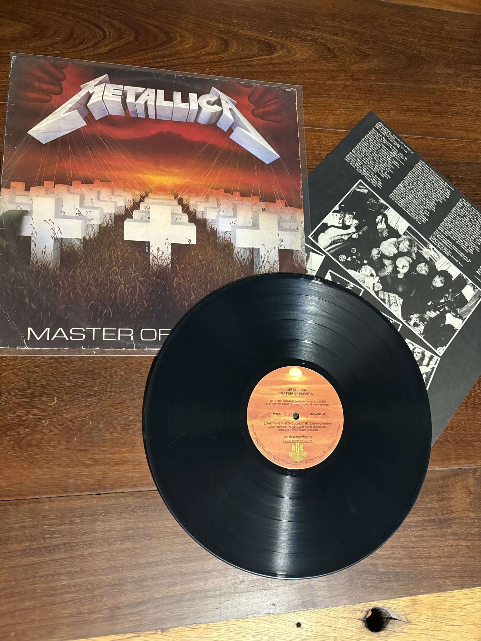 Lp Metallica - Master Of Puppets (1986) Original De Época - Imagem 3