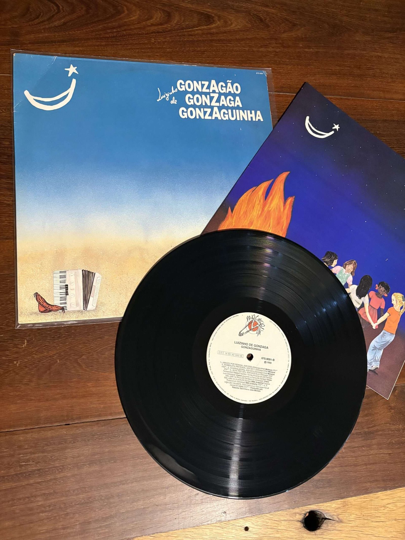 Lp Gonzaguinha - Luizinho de Gonzagão Gonzaga Gonzaguinha (1990) - Imagem 3