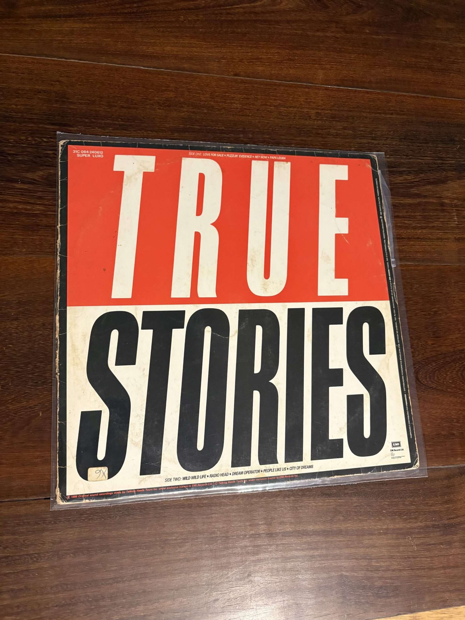 Lp Talking Heads - True Stories (1986) - Imagem 2