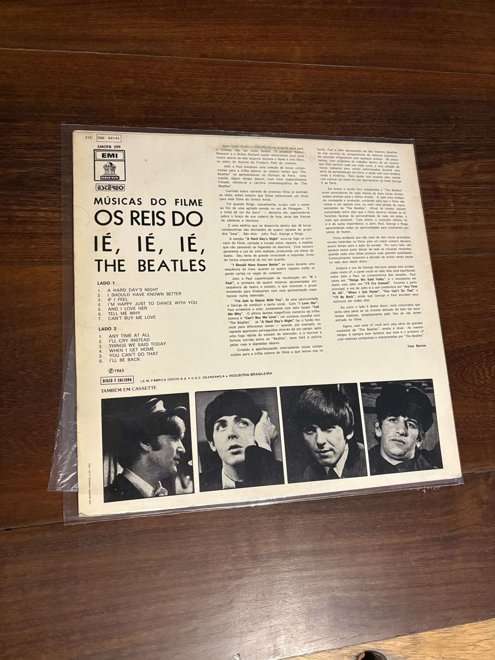 Lp The Beatles - Os Reis do Iê, Iê, Iê (1965) - Imagem 2