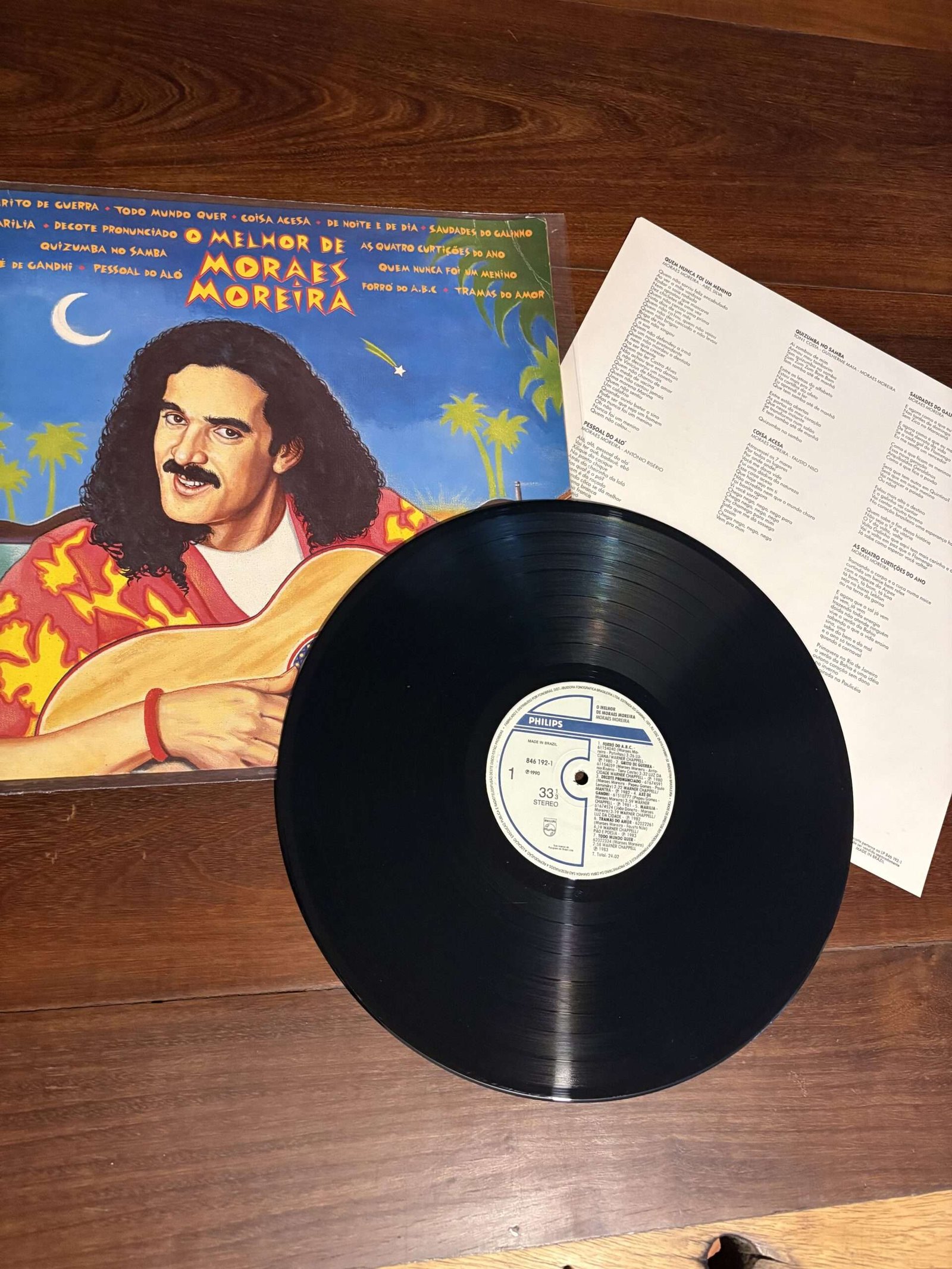 Lp Moraes Moreira - O Melhor de Moraes Moreira (1990) - Imagem 3