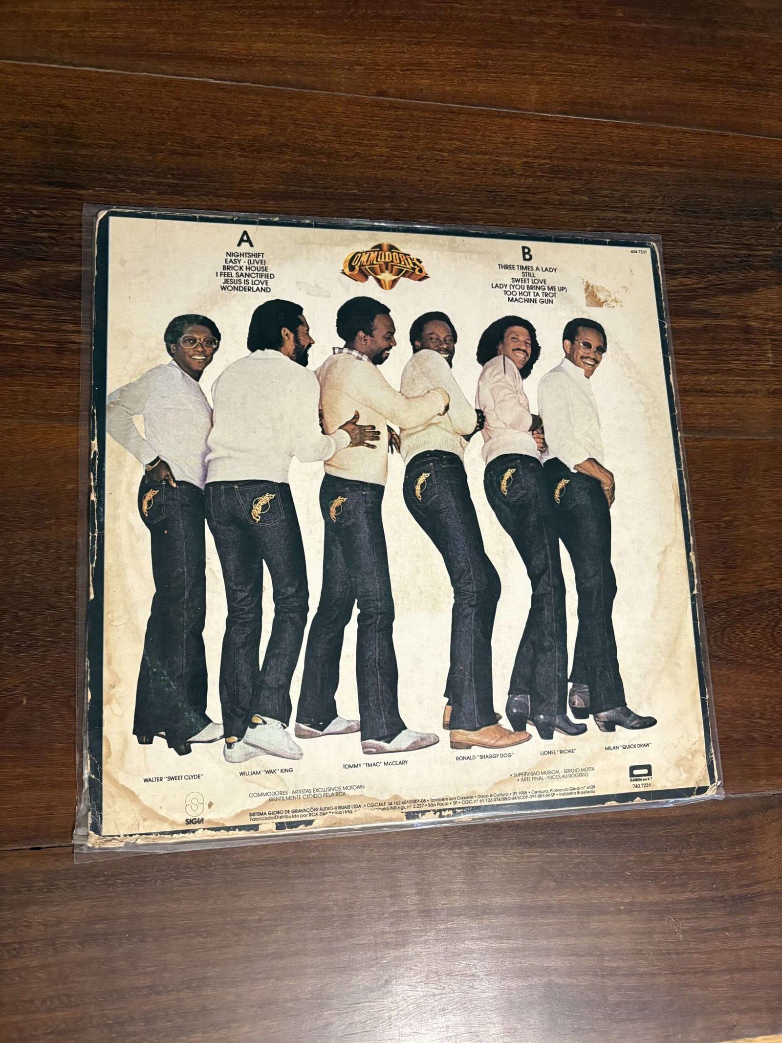 Lp Commodores - The Best Of Commodores (1985) - Imagem 2
