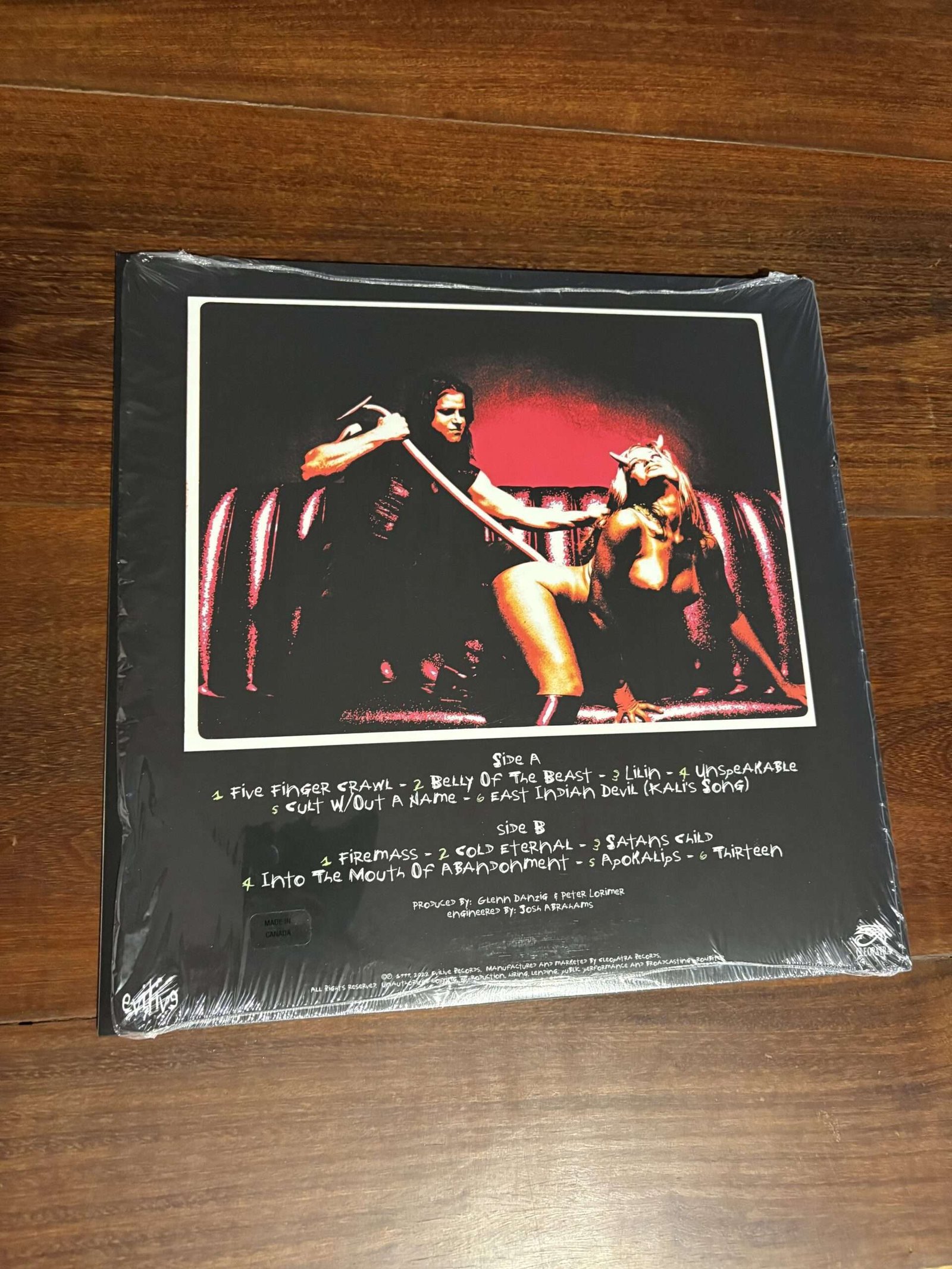 Lp Danzig - 6:66 Satan's Child (1999) Lacrado Edição Limitada - Imagem 2