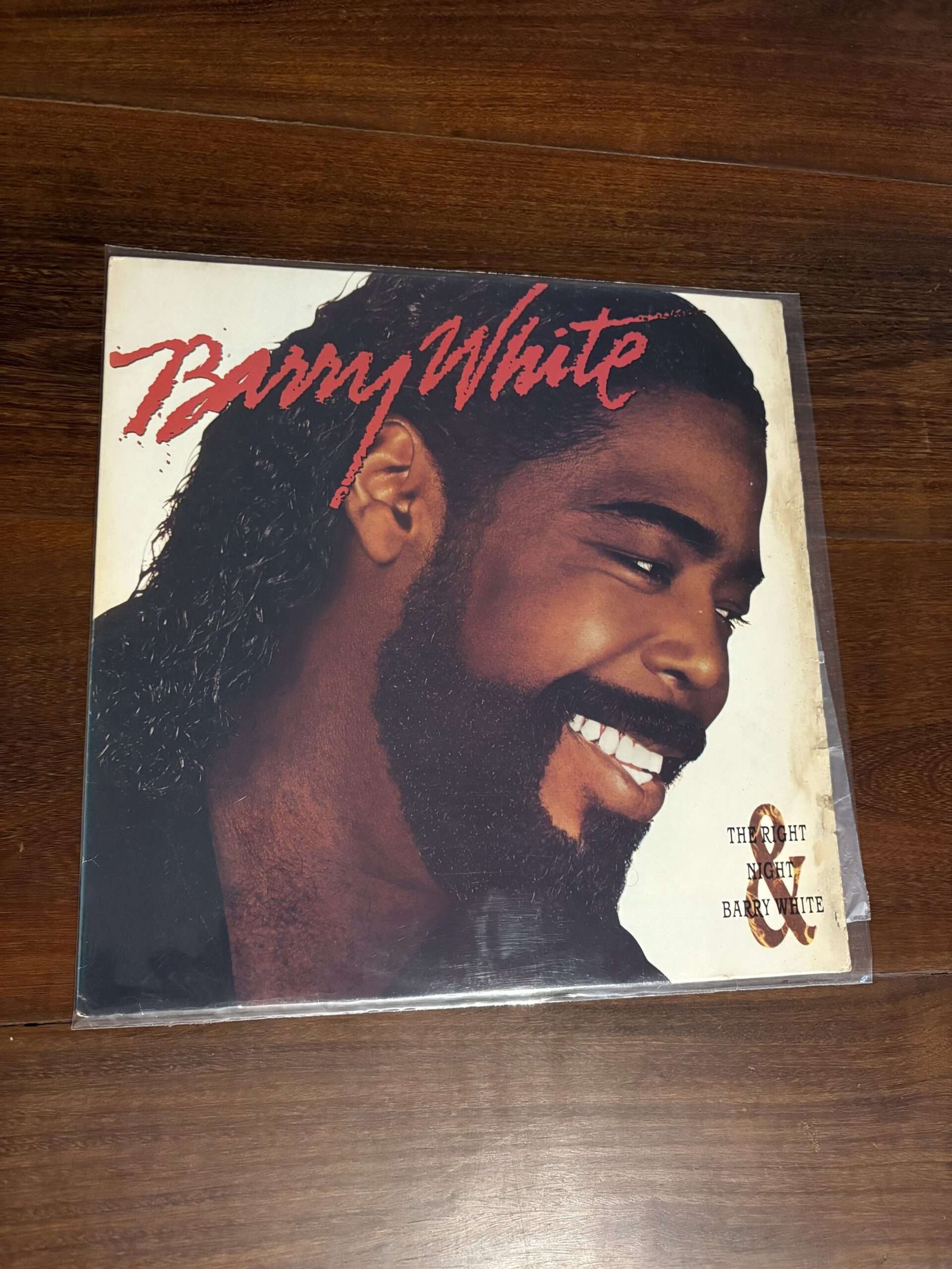 Lp Barry White - The Right Night & Barry White (1987)