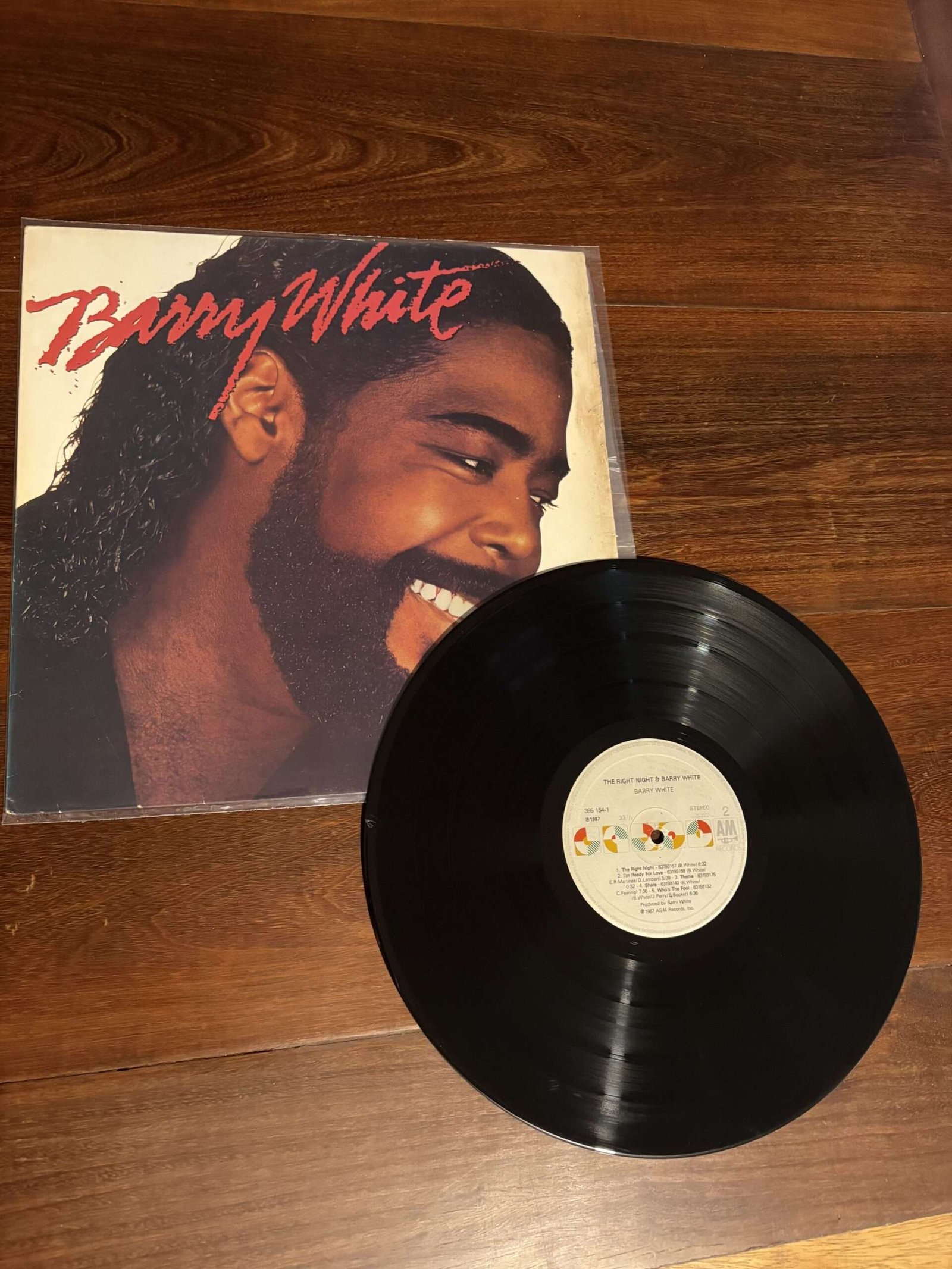 Lp Barry White - The Right Night & Barry White (1987) - Imagem 3