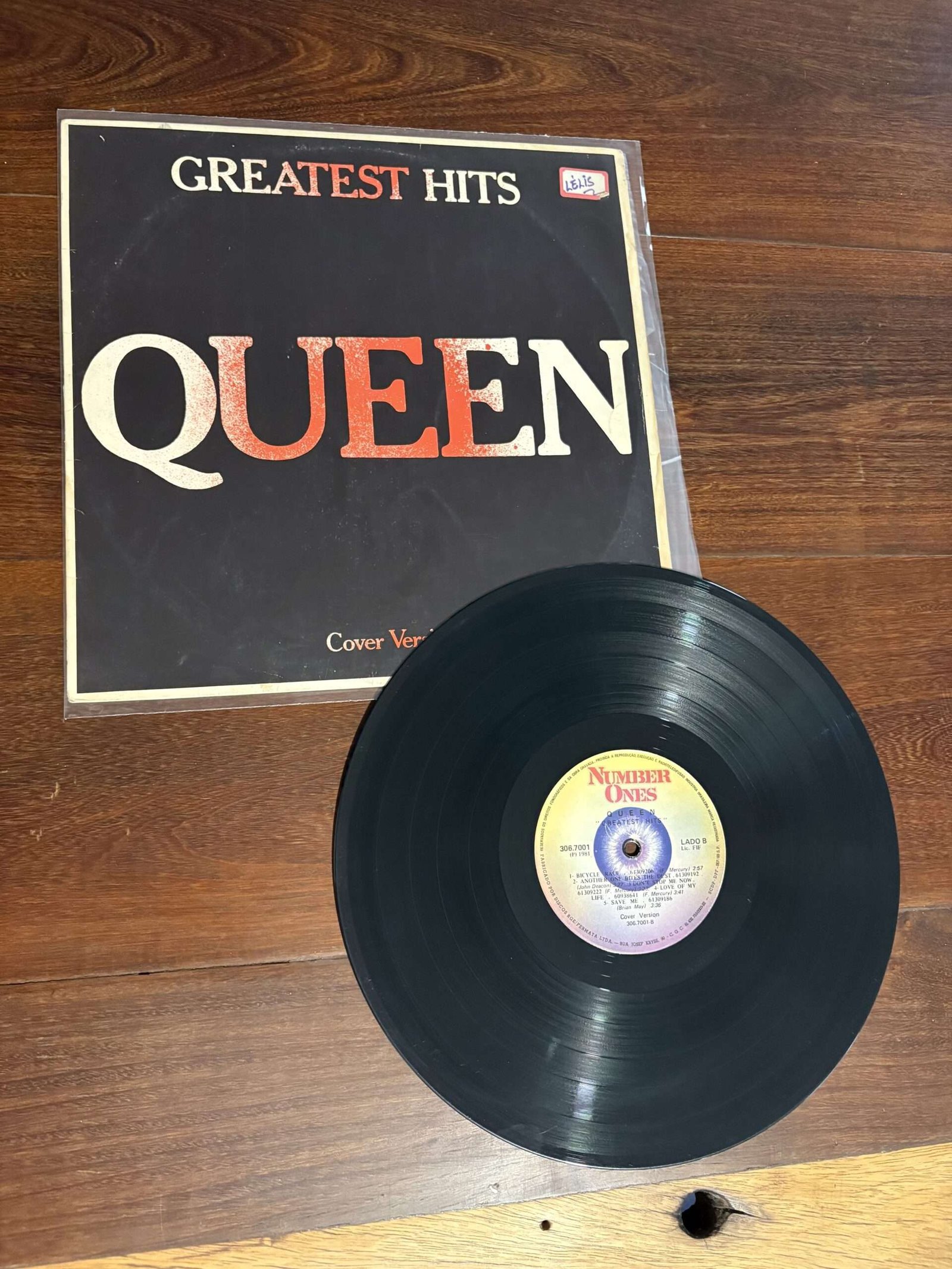 Lp Queen - Greatest Hits / Cover Version (1981) - Imagem 3