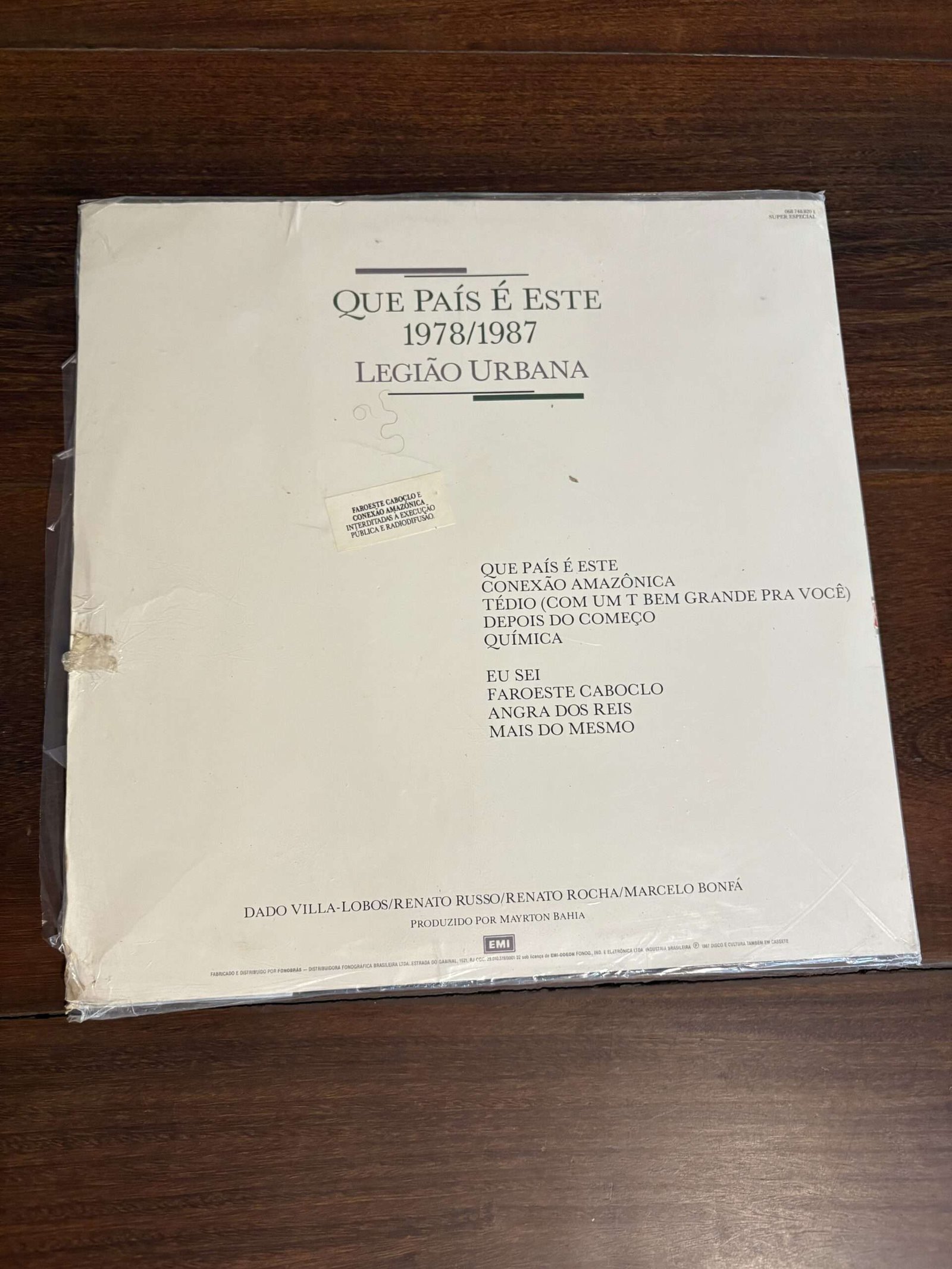Lp Legião Urbana - Que País é Este (1987) - Imagem 2