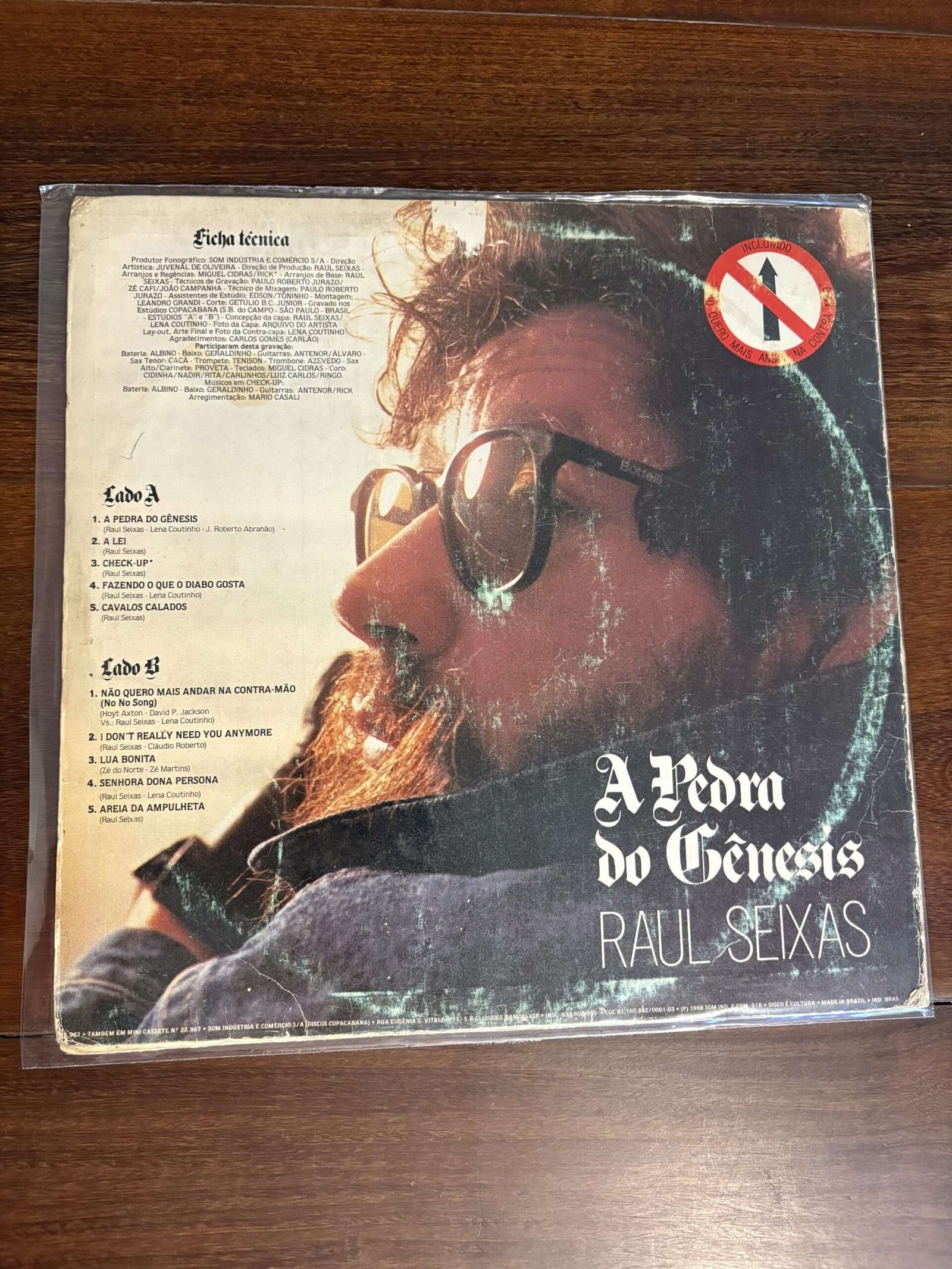 Lp Raul Seixas - A Pedra de Genesis (1988) - Imagem 2