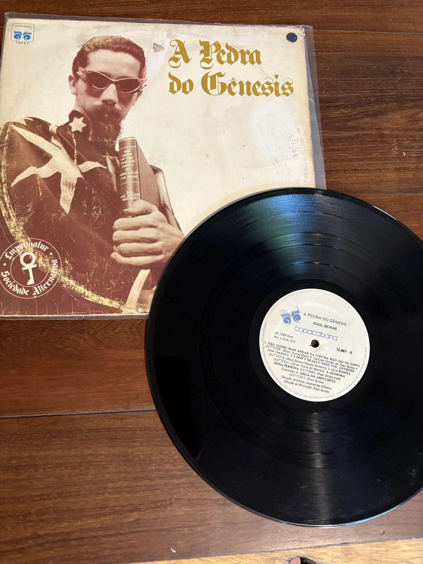 Lp Raul Seixas - A Pedra de Genesis (1988) - Imagem 3