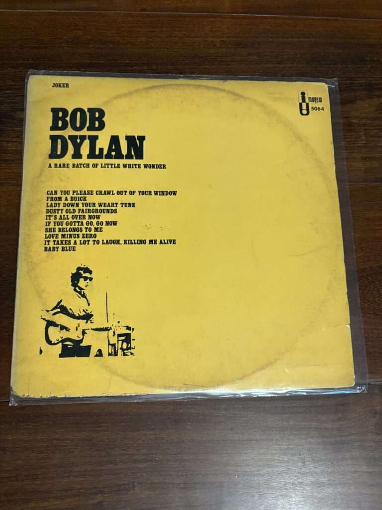 Lp Bob Dylan - A Rare Batch Of Little White Wonder (1976)