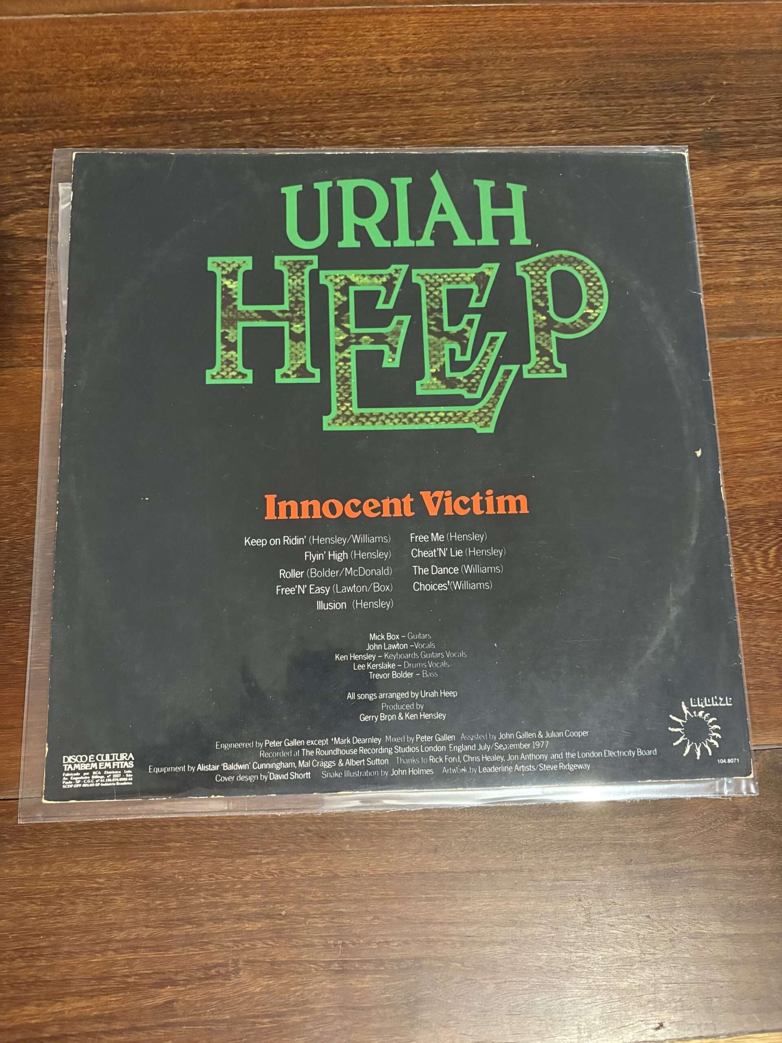 Lp Uriah Heep - Innocent Victim (1977) - Imagem 3