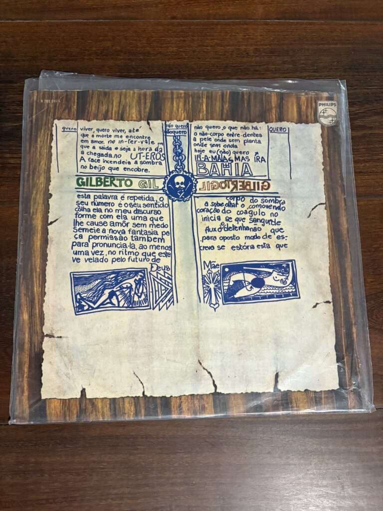 Lp Gilberto Gil - Gilberto Gil: Cérebro Eletrônico (1969) Original de época