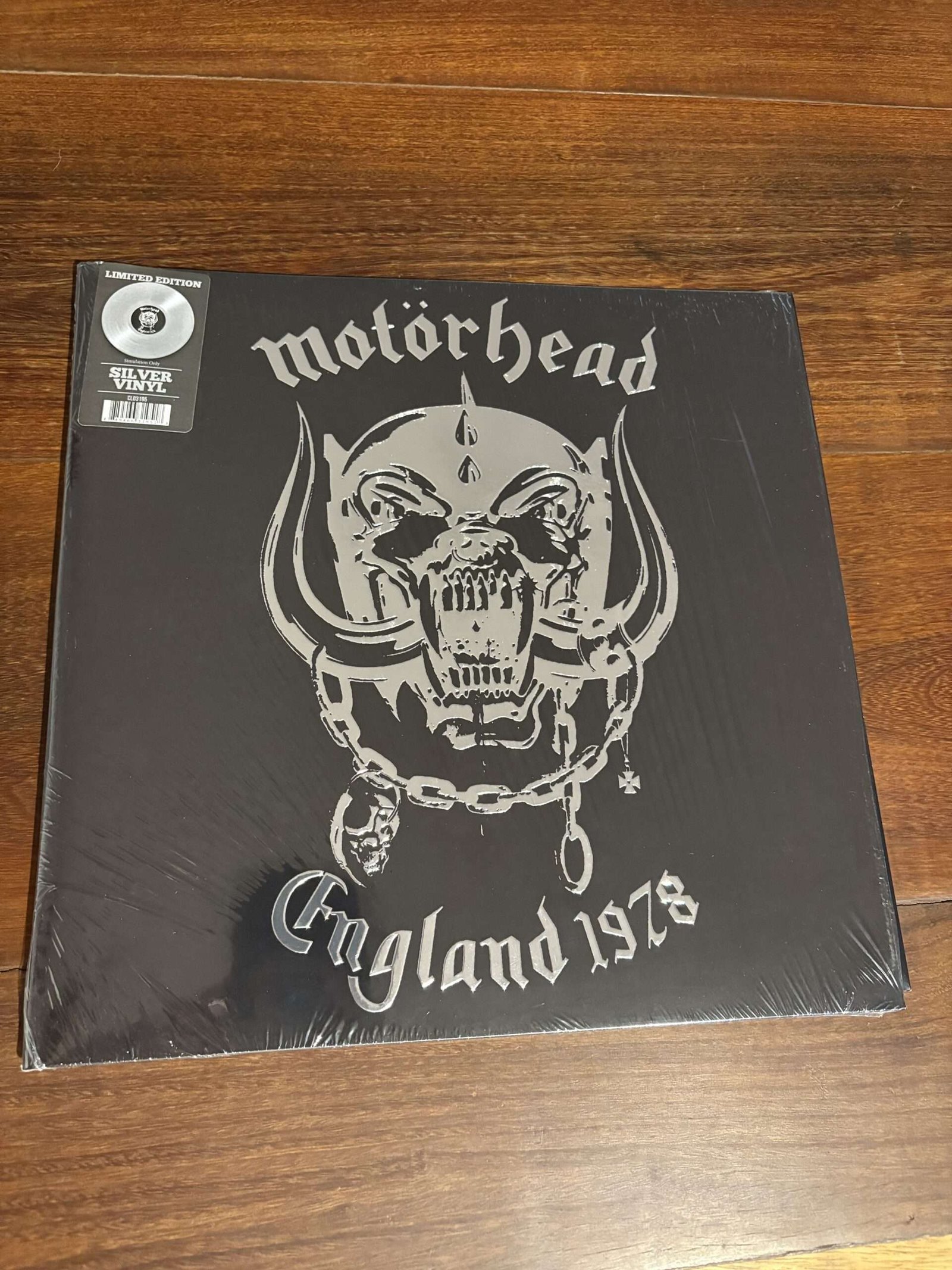 Lp Motörhead - England 1978 (2015) Lacrado Vinil Cinza Edição Limitada