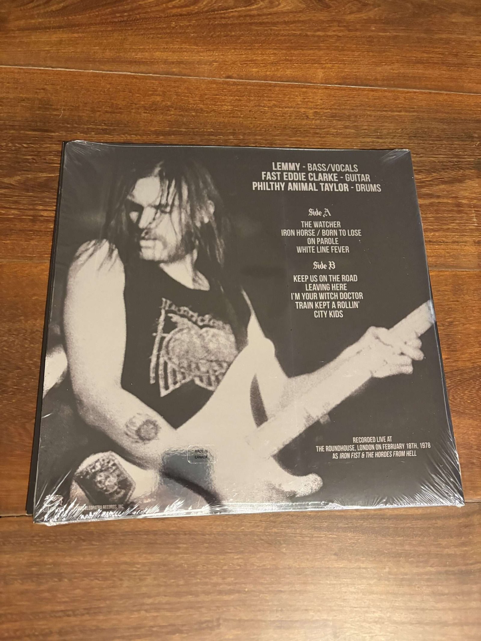 Lp Motörhead - England 1978 (2015) Lacrado Vinil Cinza Edição Limitada - Imagem 3