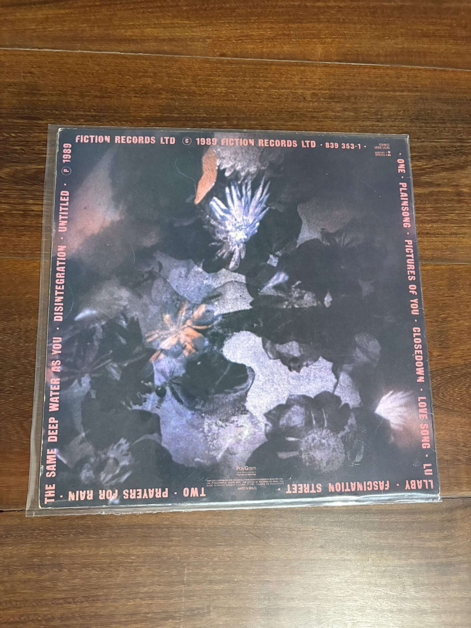 Lp The Cure - Disintegration (1989) - Imagem 2