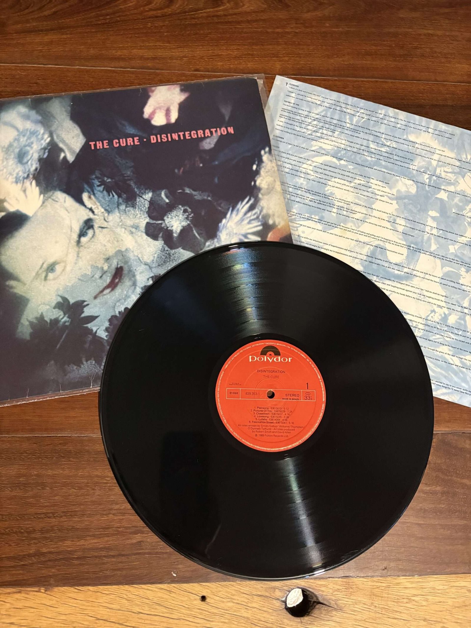 Lp The Cure - Disintegration (1989) - Imagem 3