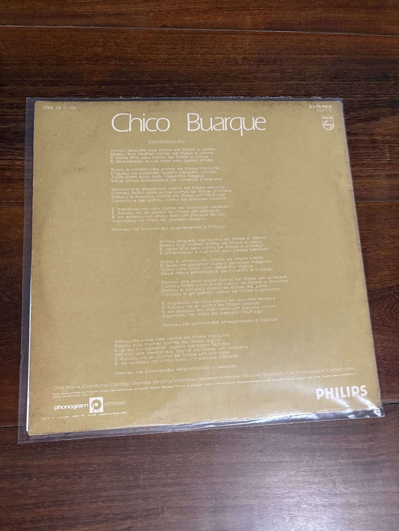 Lp Chico Buarque - Construção (1971) - Imagem 2