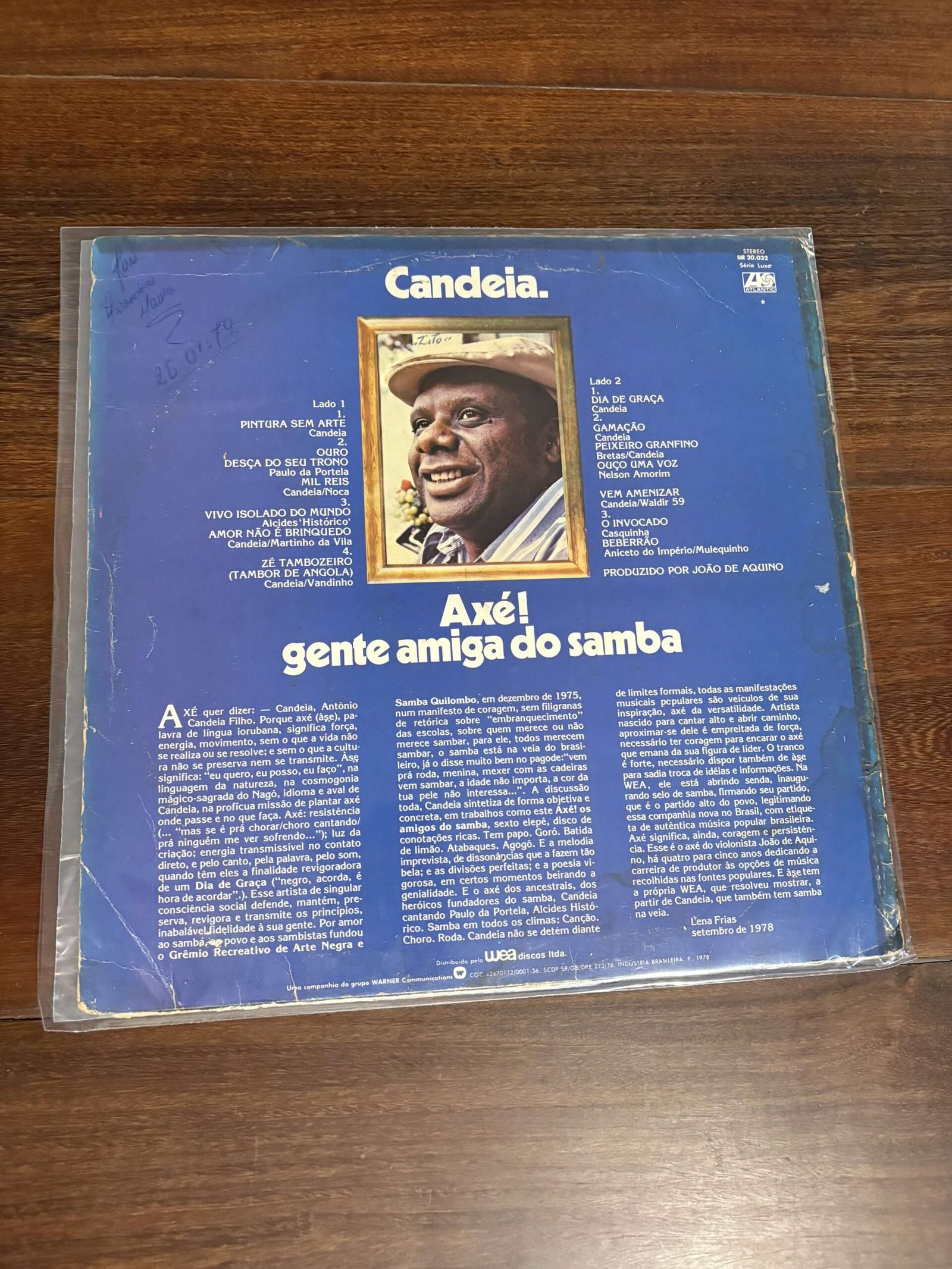 Lp Candeia - Axé! (1978) - Imagem 2