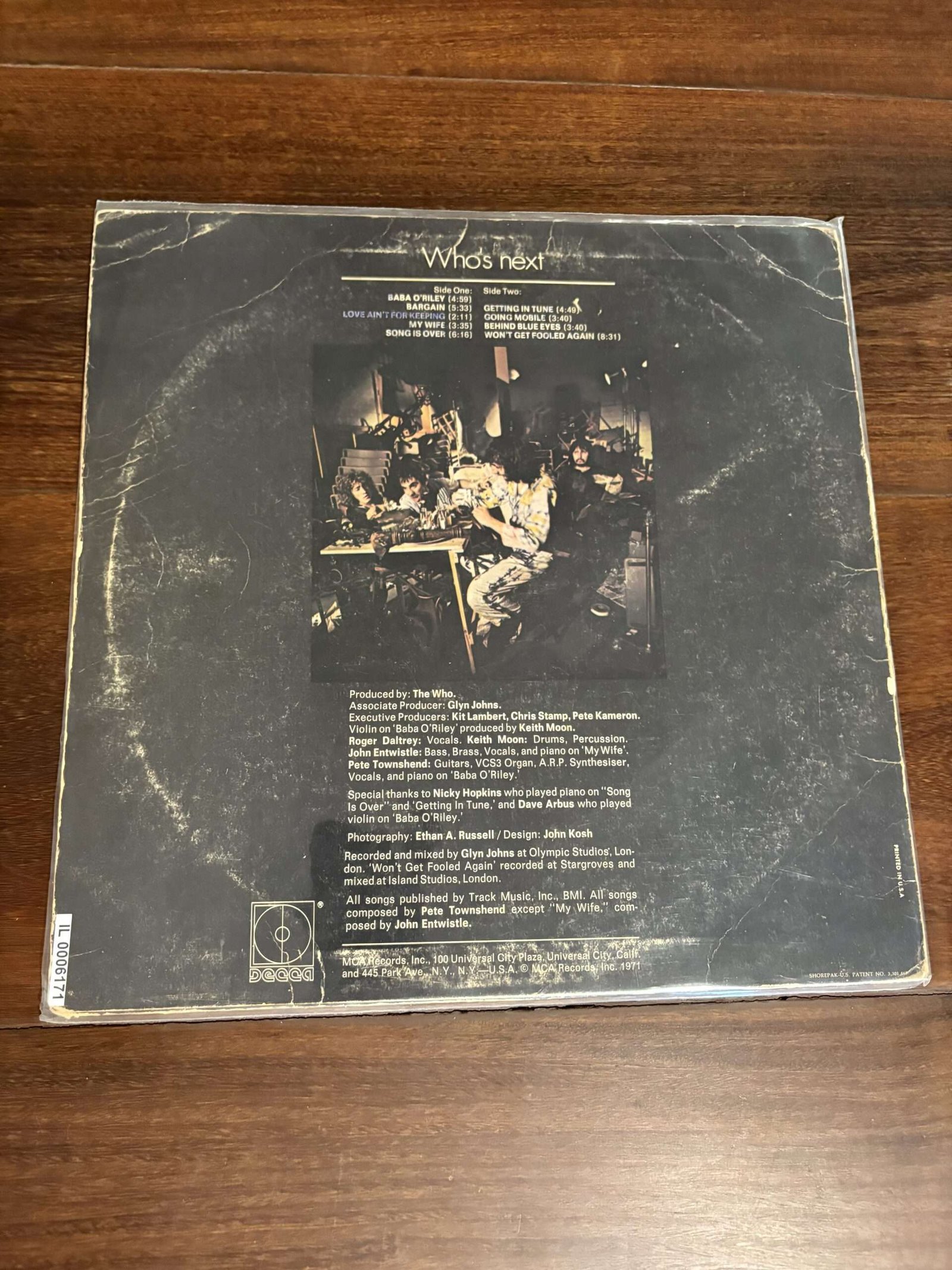 Lp The Who - Who's Next (1971) - Imagem 2