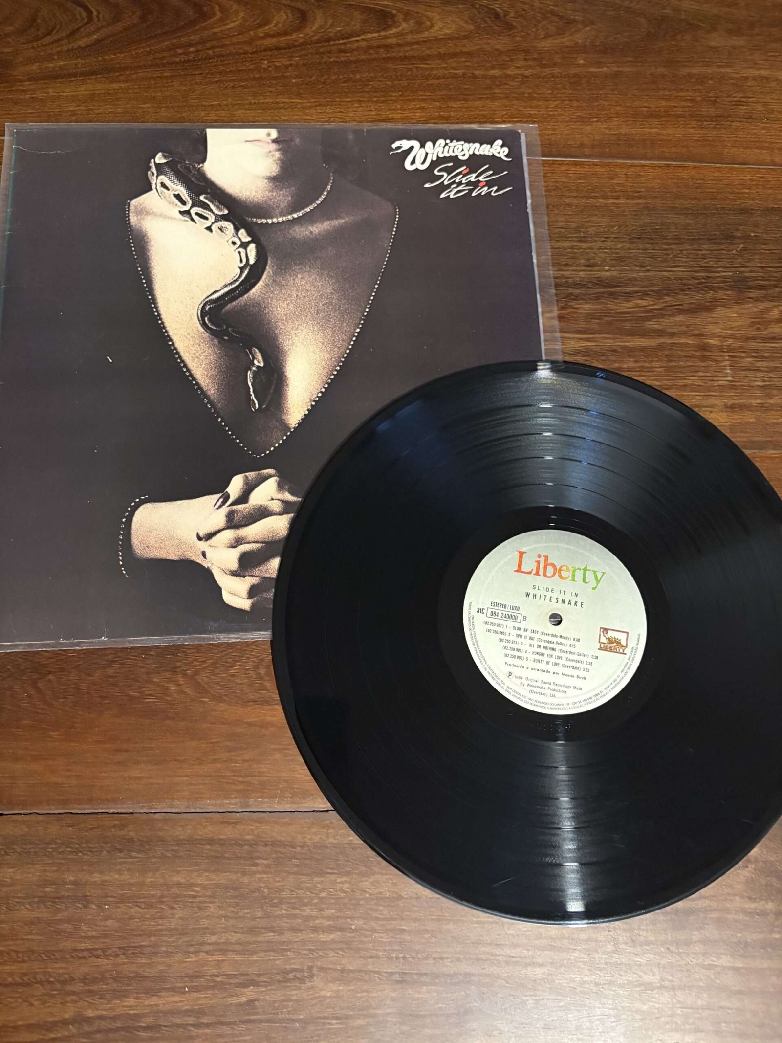 Lp Whitesnake - Slide it in (1984) - Imagem 3