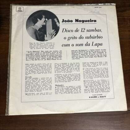 Lp João Nogueira - Disco de 12 sambas / O Grito do Subúrbio (1972) Raro