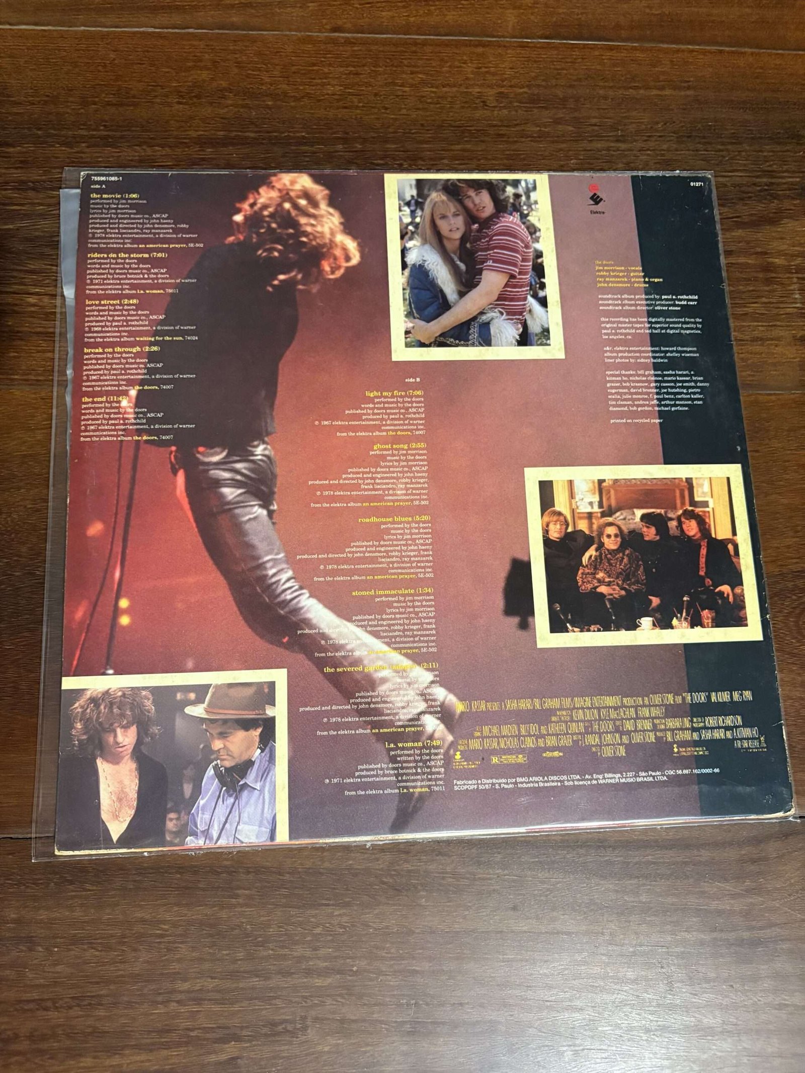 Lp The Doors - Music From The Original Motion Picture (1991) - Imagem 3