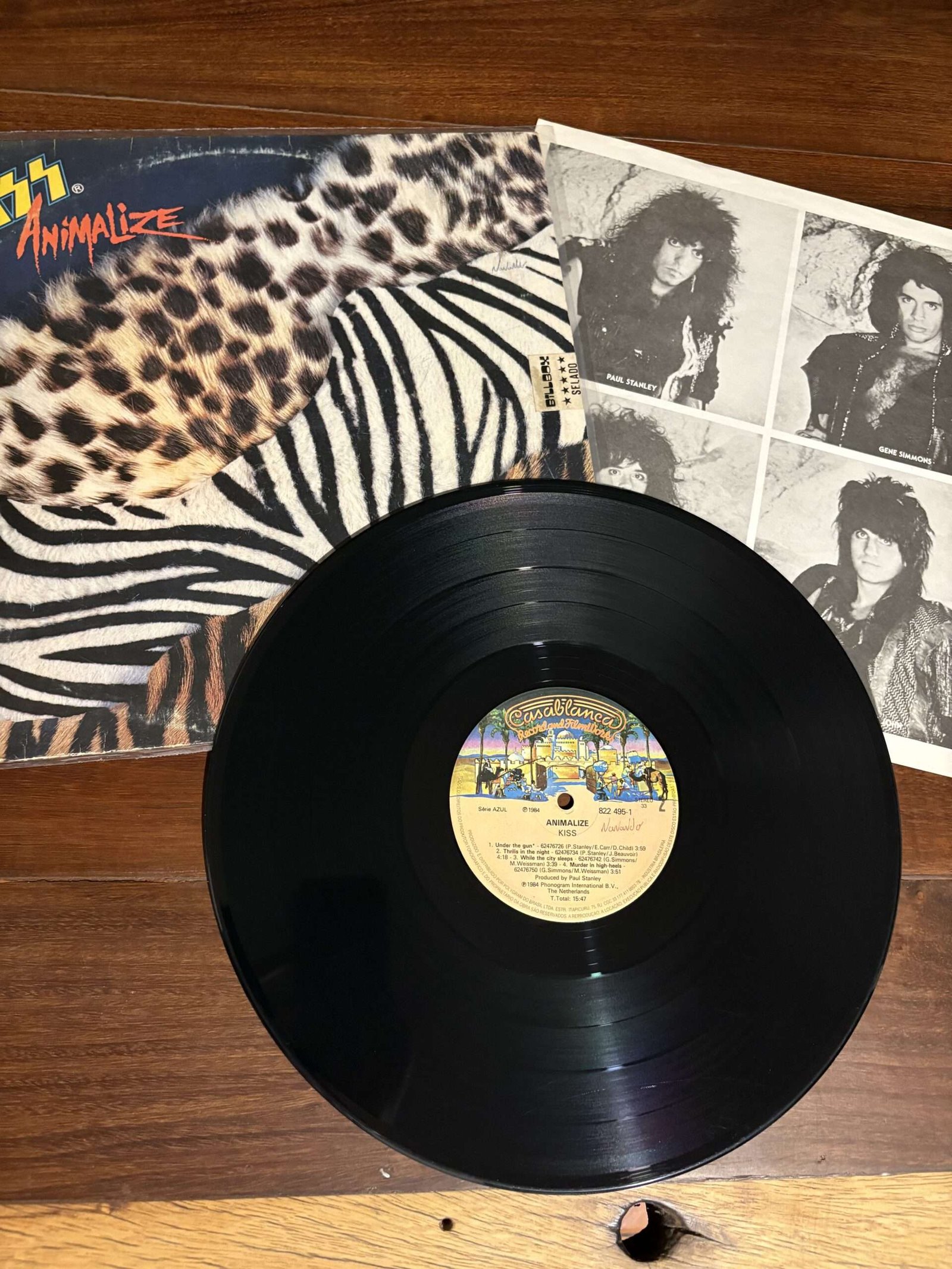 Lp Kiss - Animalize (1984) - Imagem 3