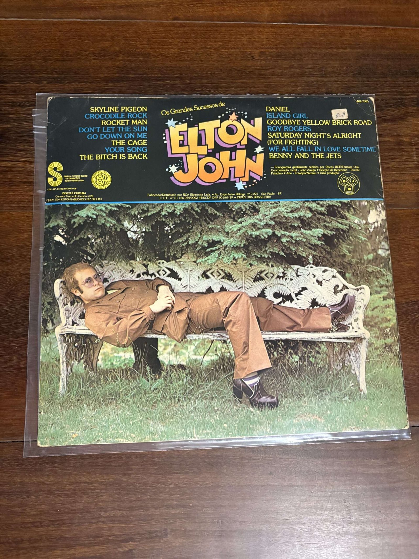 Lp Elton John - Os Grandes Sucessos de Elton John (1977) - Imagem 2