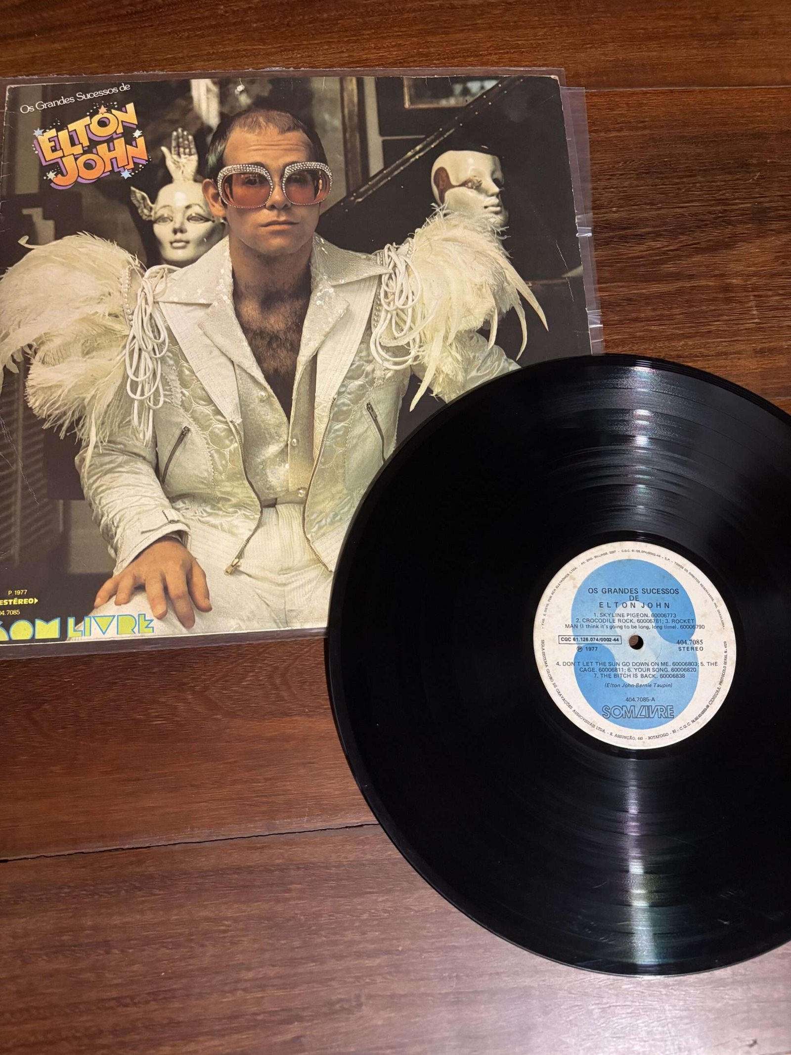 Lp Elton John - Os Grandes Sucessos de Elton John (1977) - Imagem 3