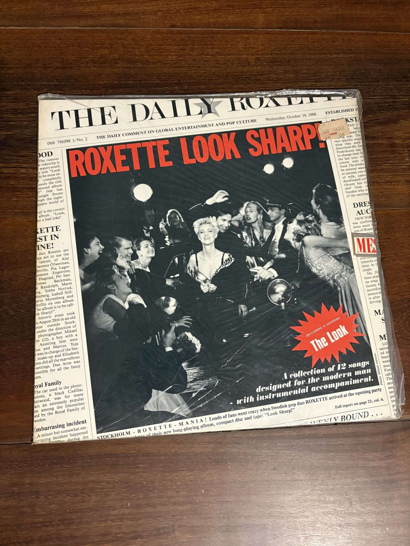 Lp Roxette - Look Sharp! (1988)