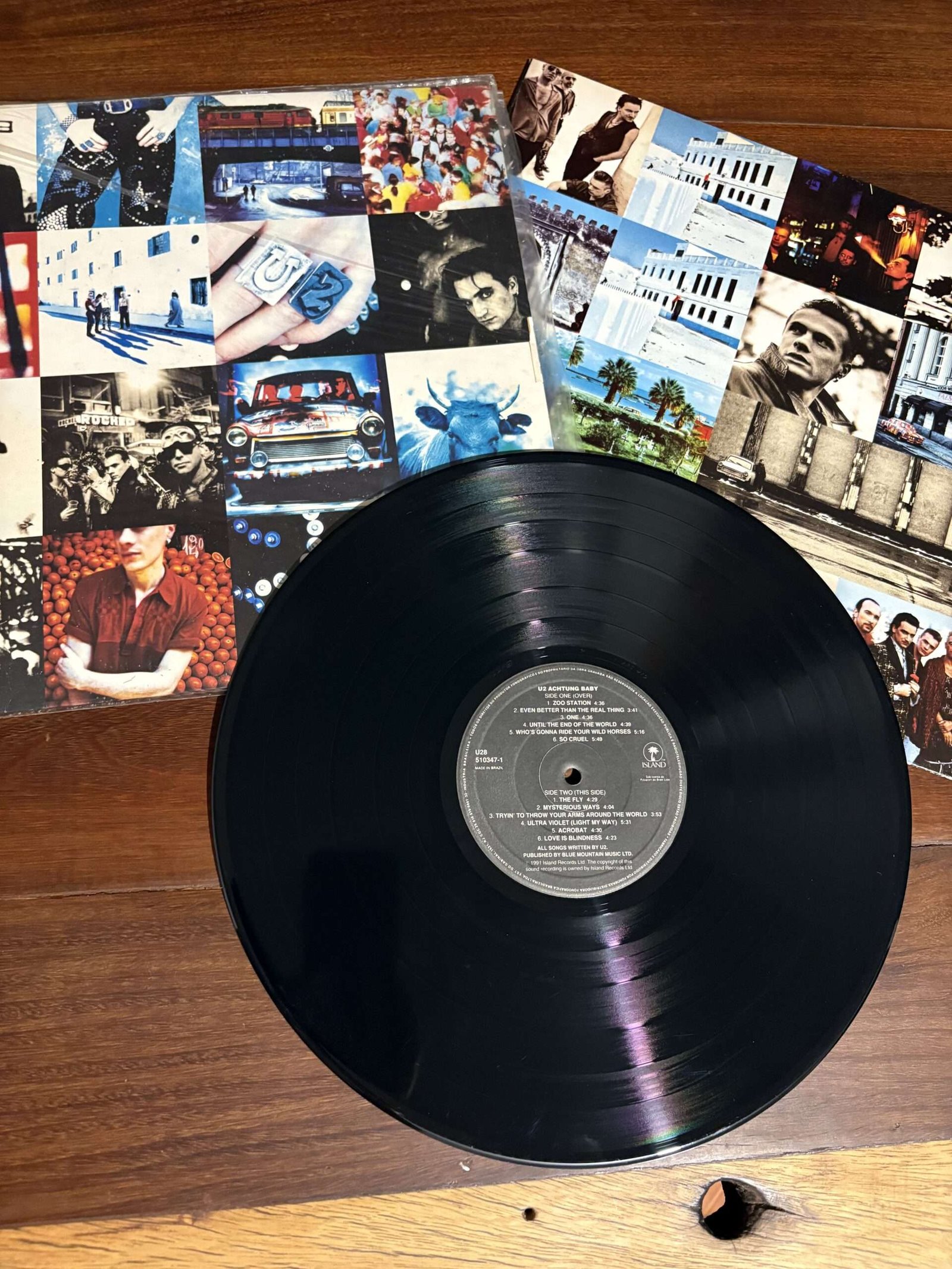 Lp U2 - Achtung Baby (1991) - Imagem 3