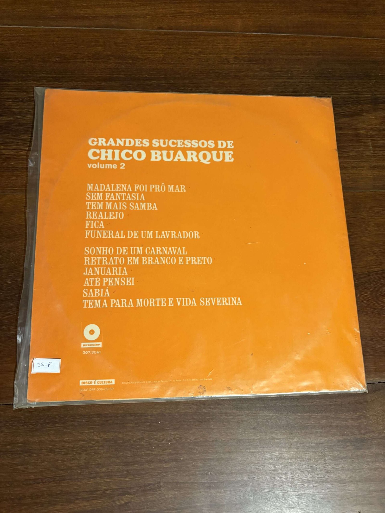 Lp Chico Buarque - Grandes Sucessos de Chico Buarque Vol. 2 (1970) - Imagem 2