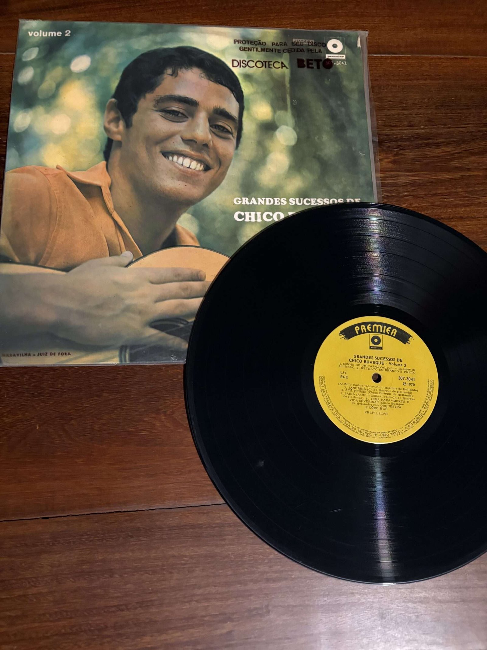 Lp Chico Buarque - Grandes Sucessos de Chico Buarque Vol. 2 (1970) - Imagem 3