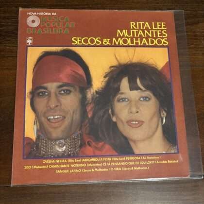 Lp Rita Lee, Mutantes e Secos & Molhados - Nova História da Música Popular Brasileira (1978) 10 polegadas